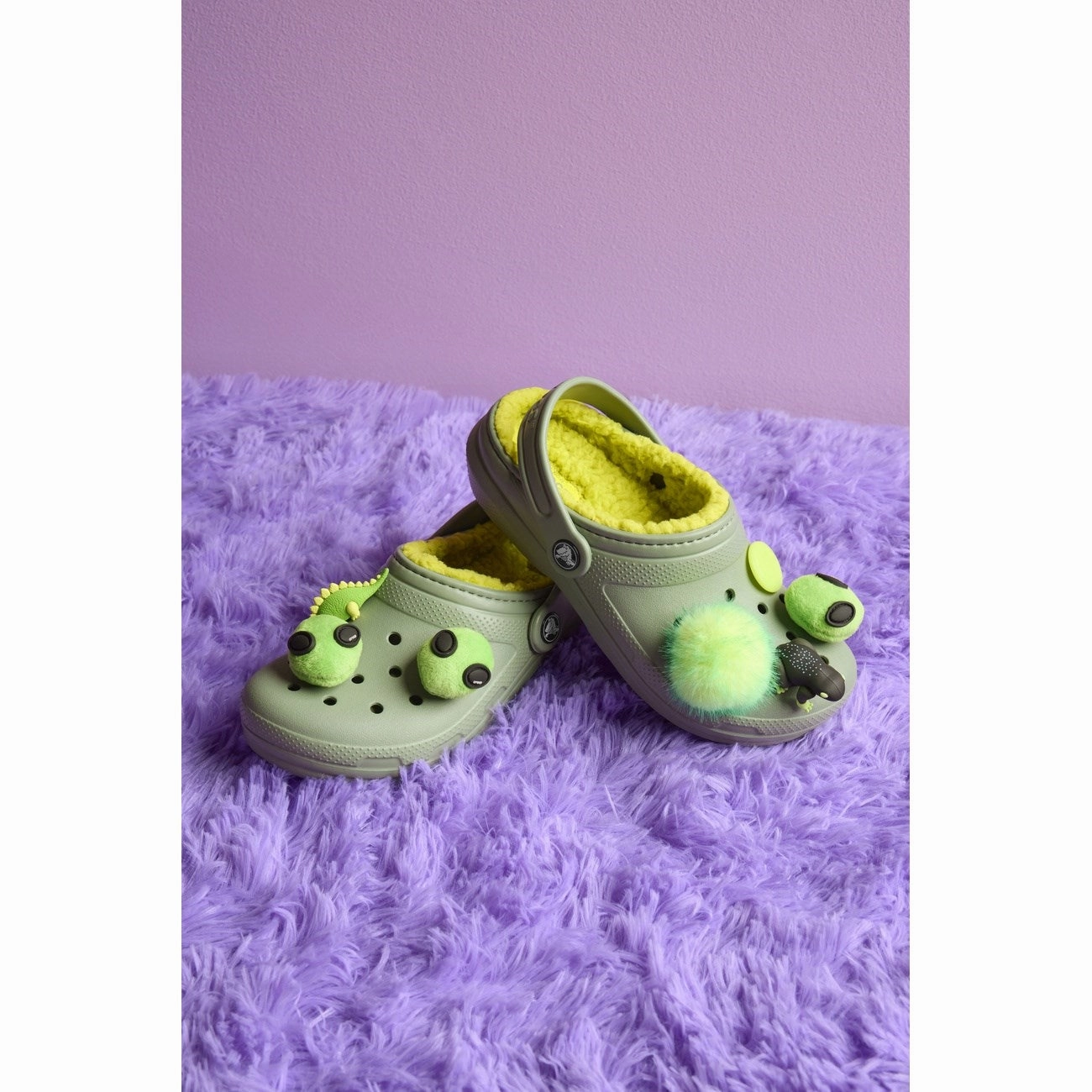 Form-Led Season-Free Style Crocs Moss Classic Lined Clog