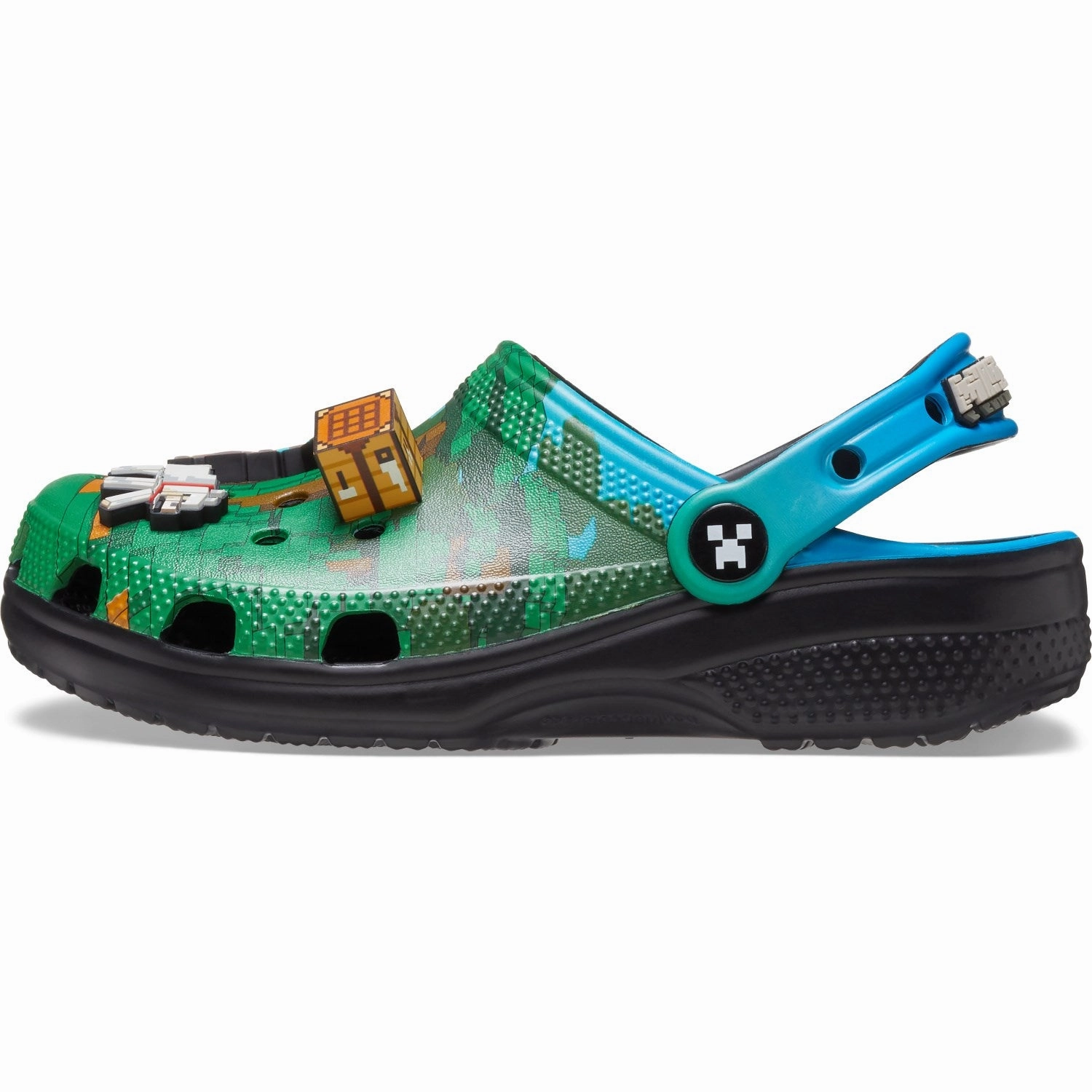 Crocs Multi Minecraft Classic Clog Precision Style Comfort-Driven