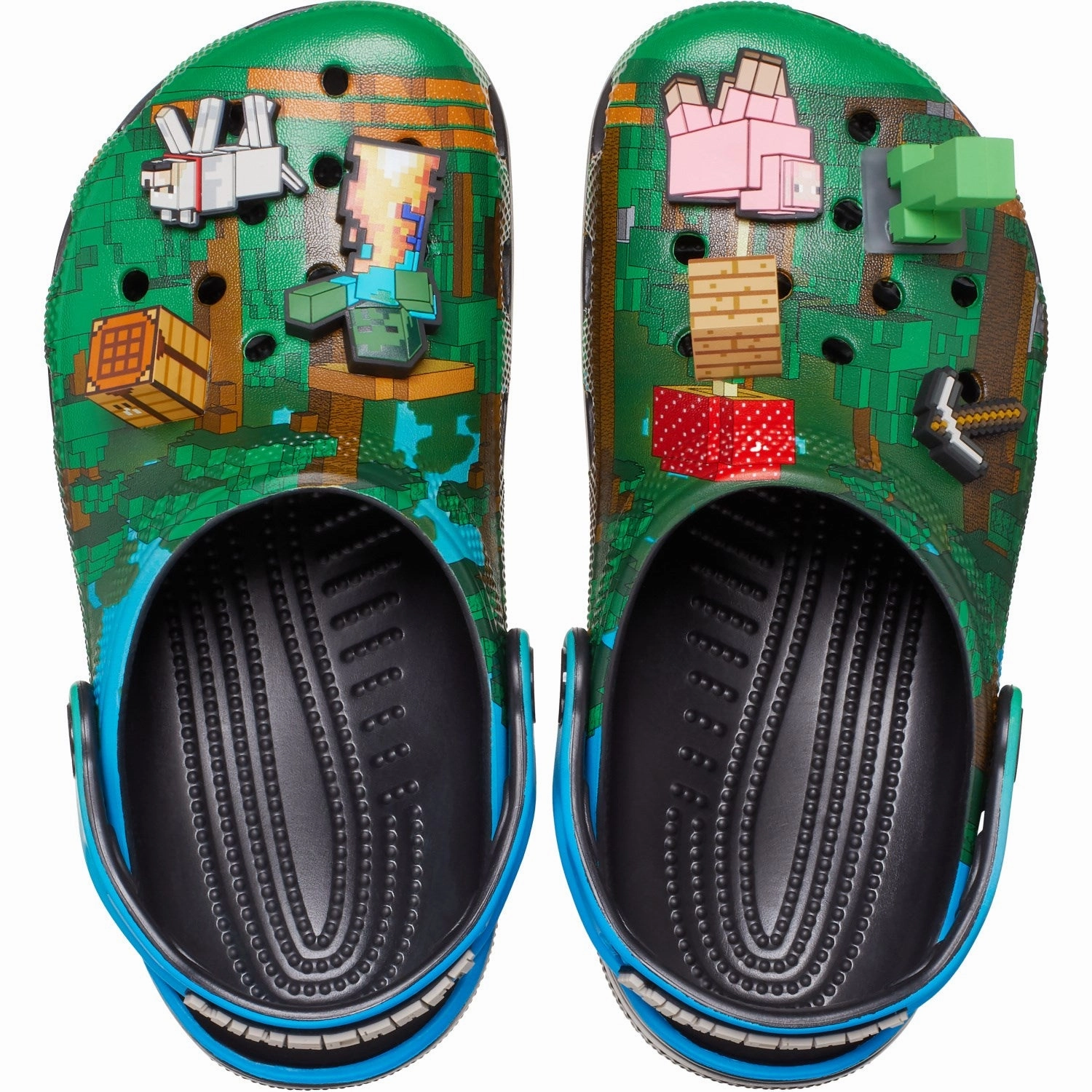 Crocs Multi Minecraft Classic Clog Elevated Basics Cool Fitwear