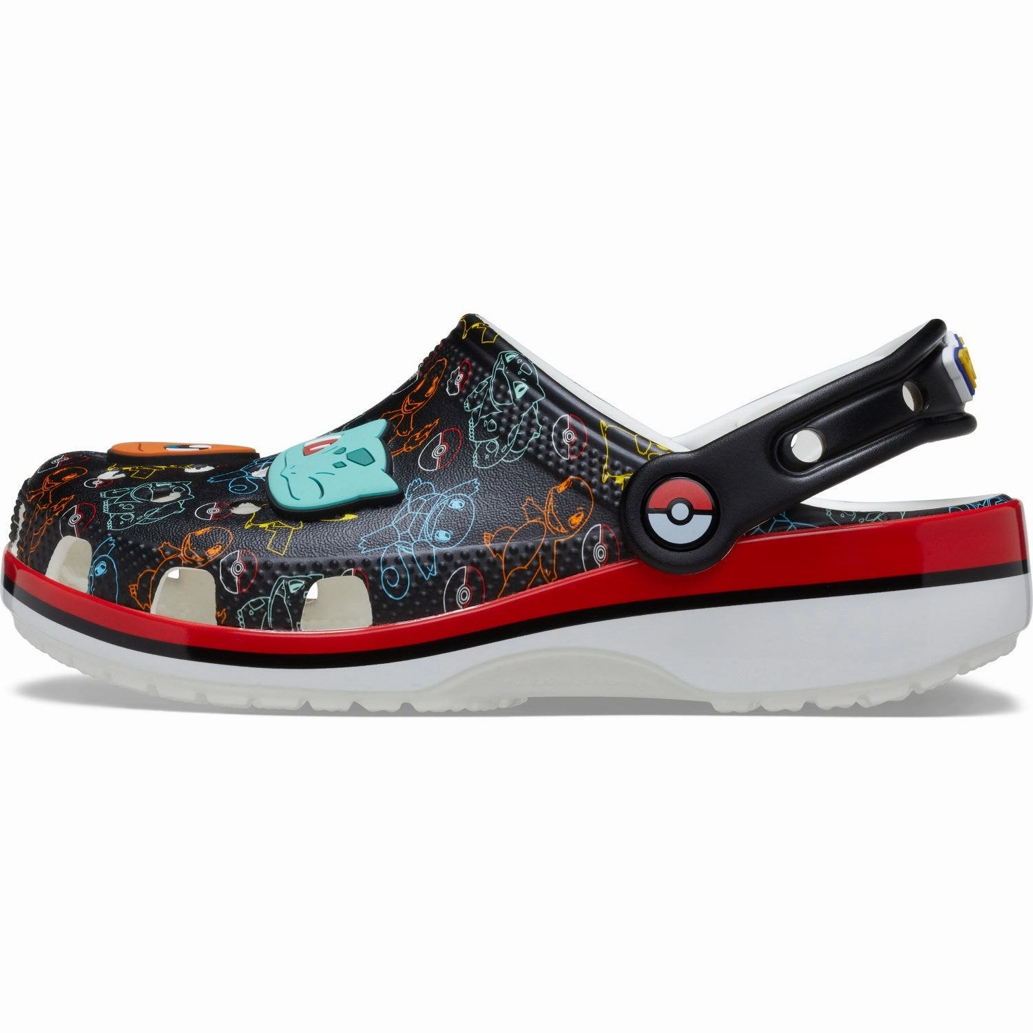 Crocs Multi Pokemon Print Classic Clog Layer Logic