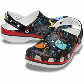 Crocs Multi Pokemon Print Classic Clog Progressive Edge