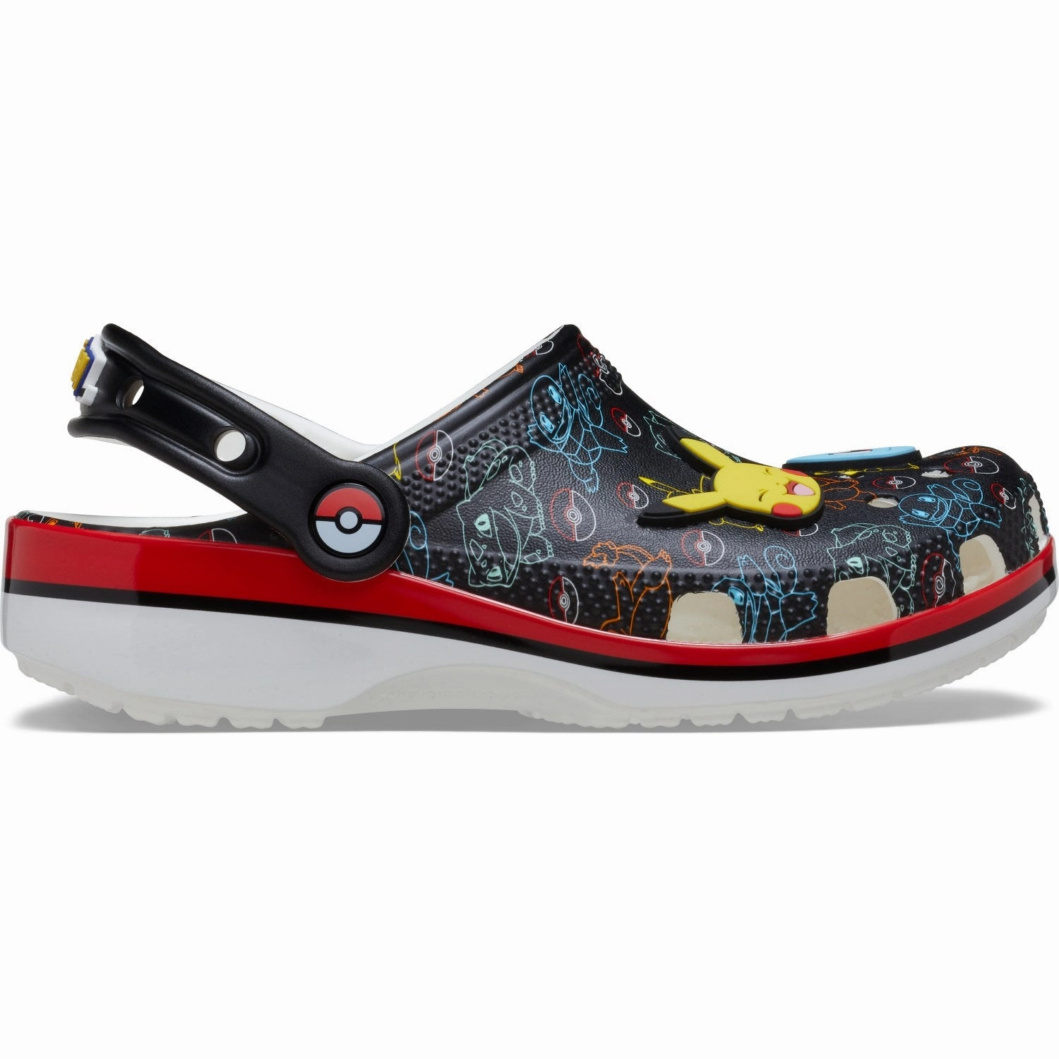 Clean-Forward Crocs Multi Pokemon Print Classic Clog