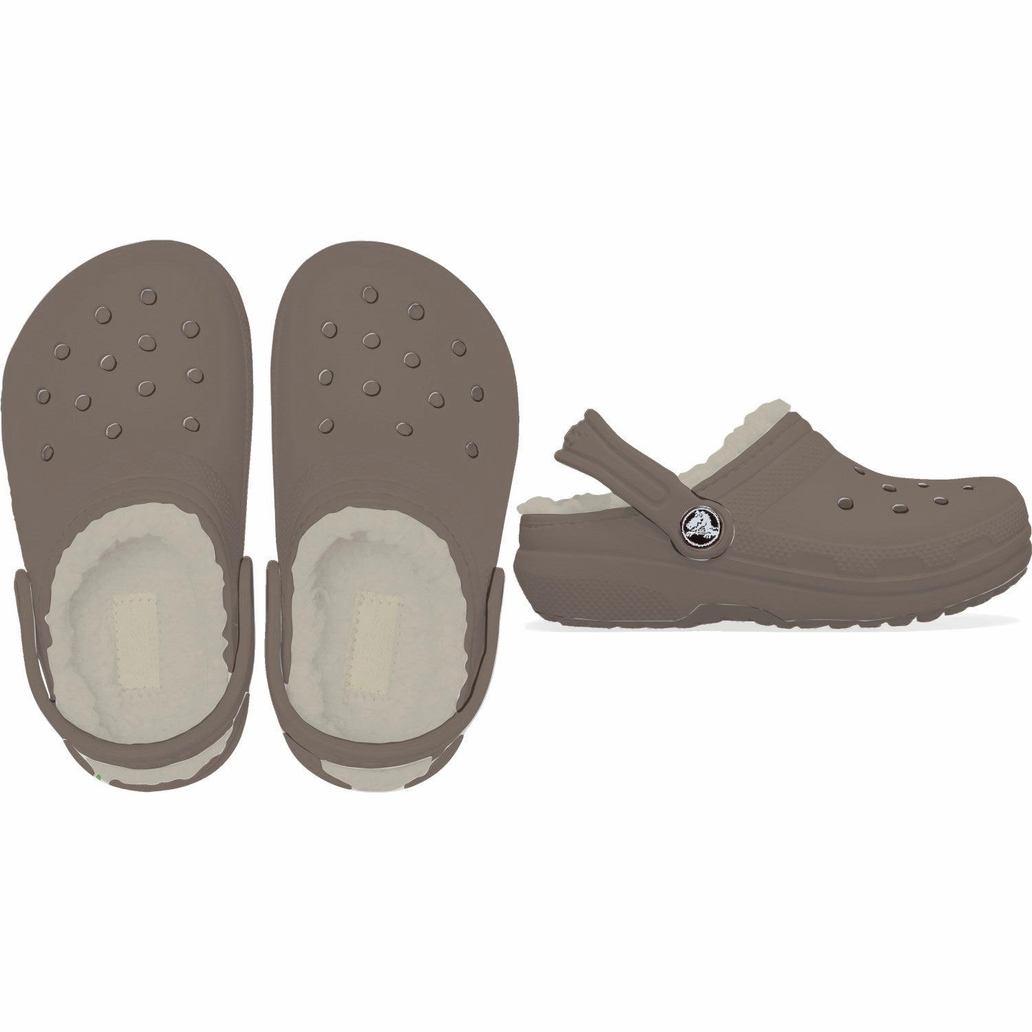 Made For Days Pure Lines Crocs Mushroom/Bone Classic Lined Clog