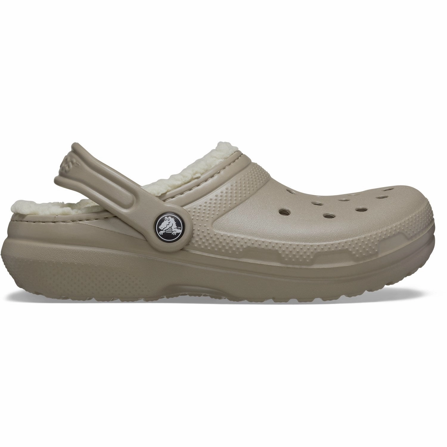 Flow-Forward Made To Roam Crocs Mushroom/Bone Classic Lined Clog
