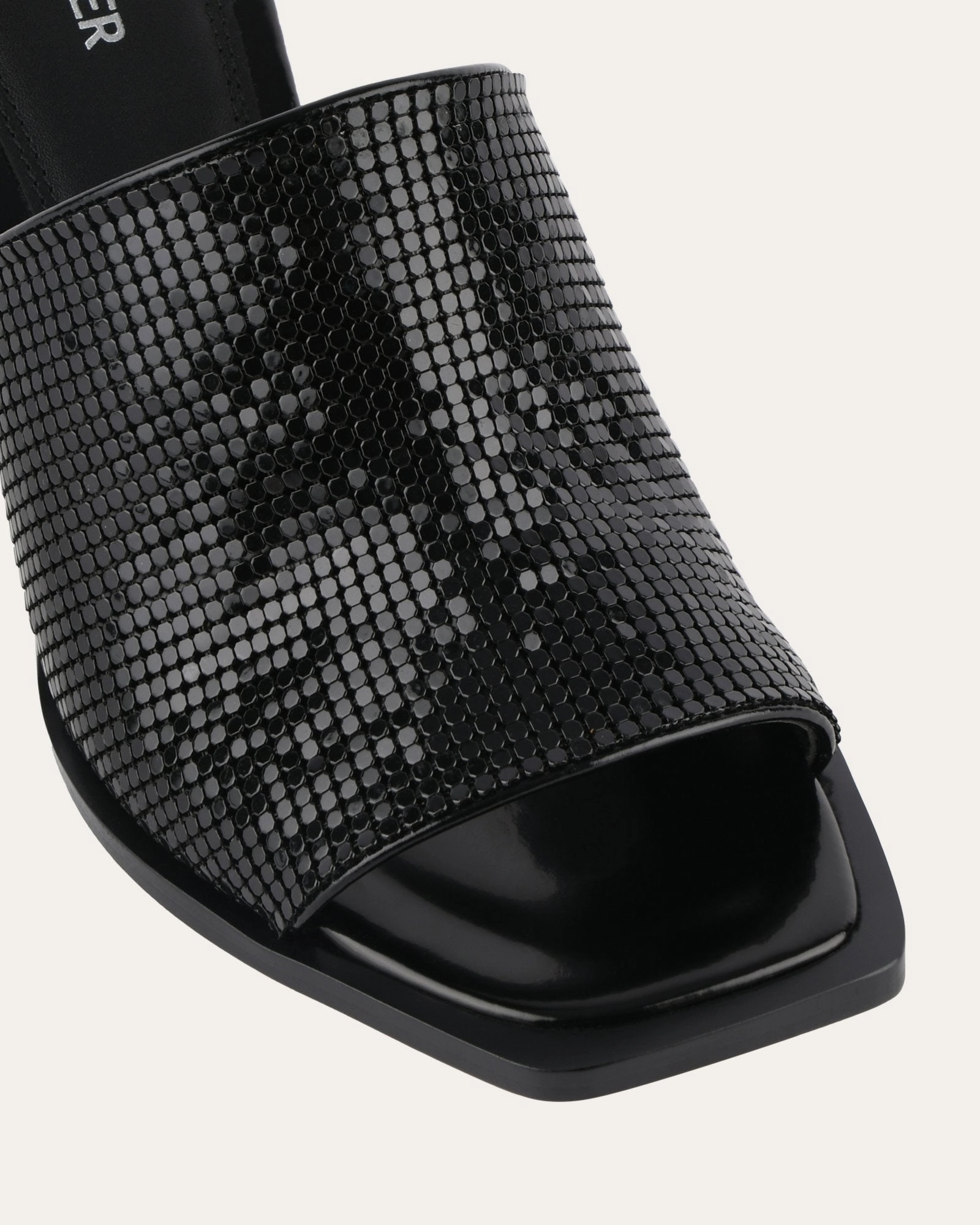 Cupid High Heel Sandals Black Designed To Flex Edge-Layered