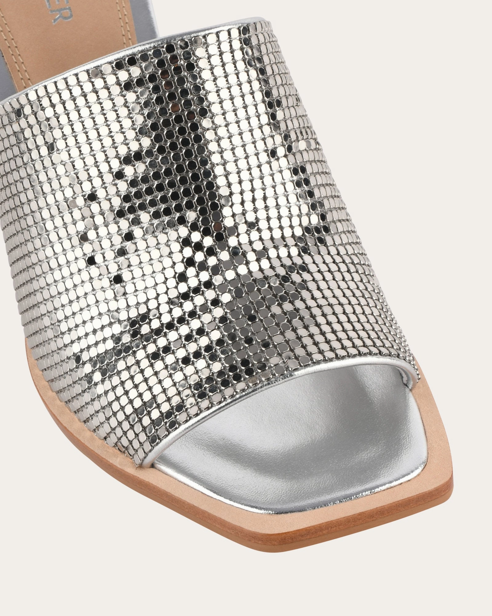 Cupid High Heel Sandals Silver Pure Look