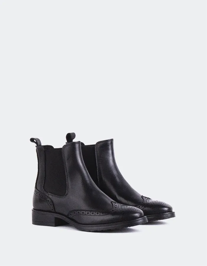 Debree Black Leather Smart Function