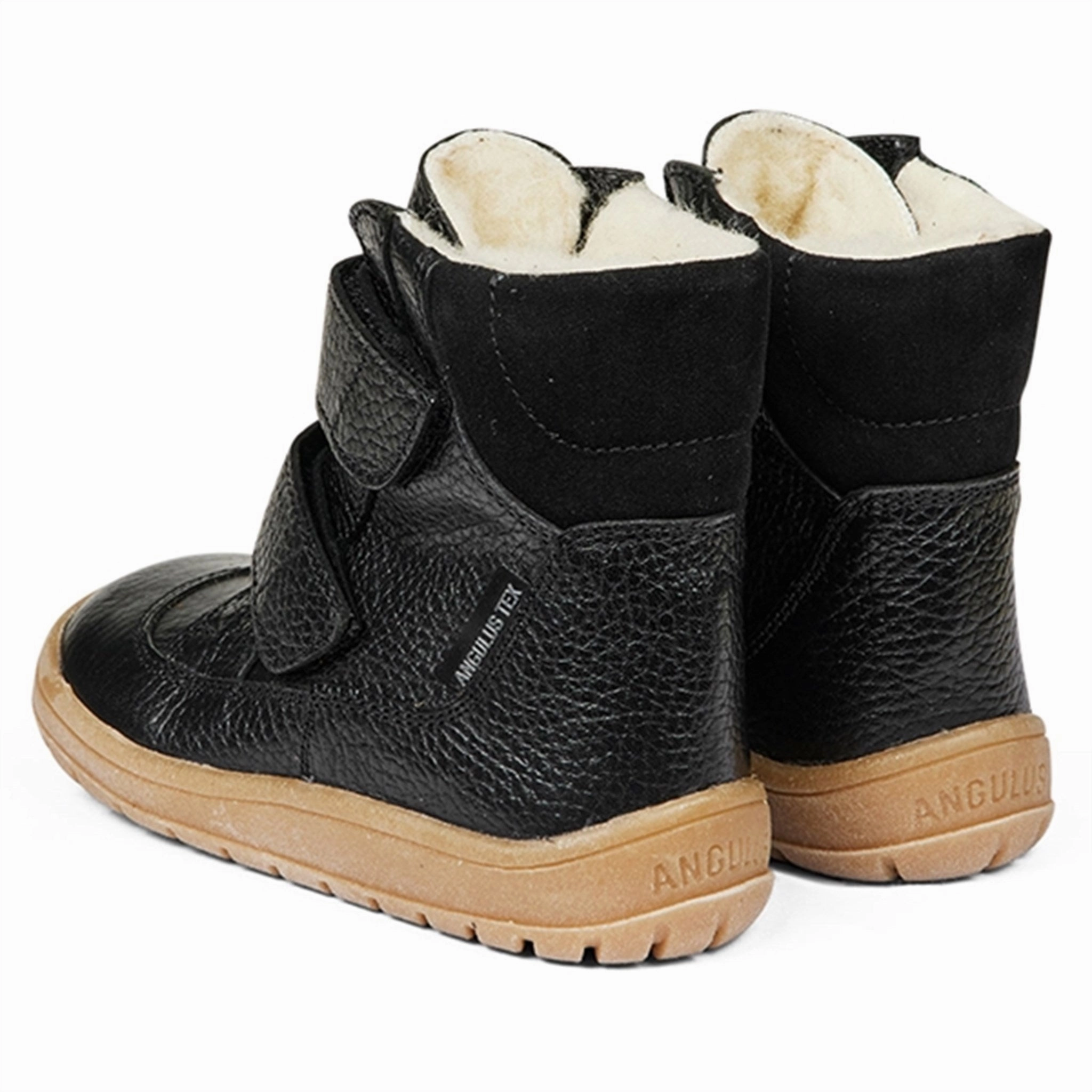 Pure Expression Angulus Tex-Boots With Velcro Black