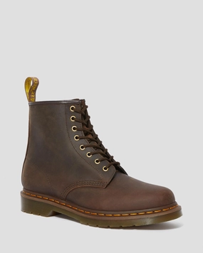 1460 Crazy Horse Leather Ankle Boots Ultra-Clean Style Style In Action