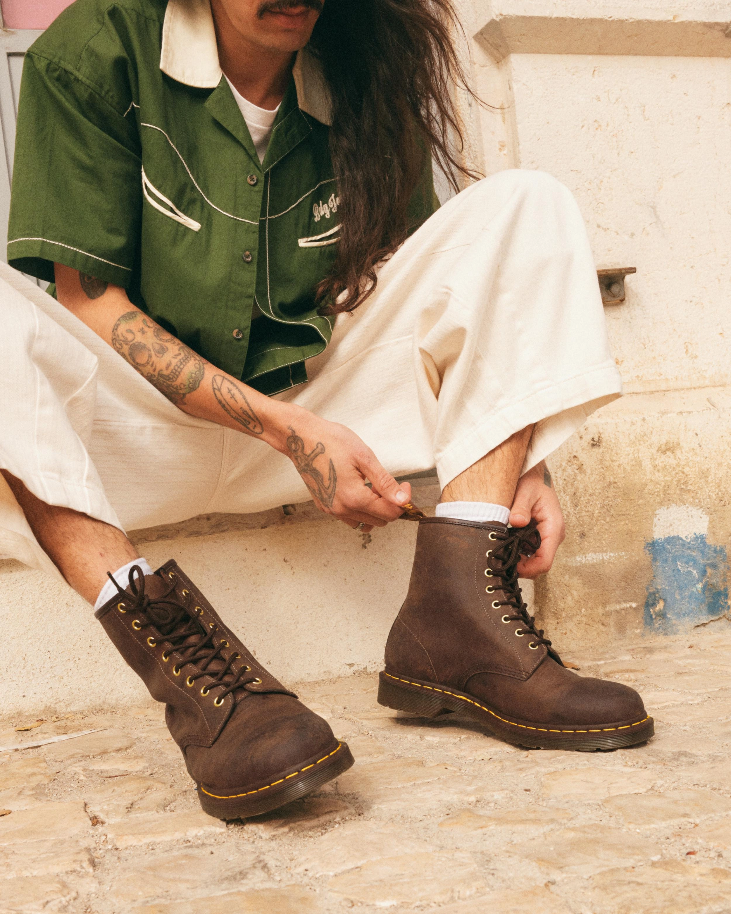 1460 Crazy Horse Leather Ankle Boots Relaxed Refinement Ready When You Are