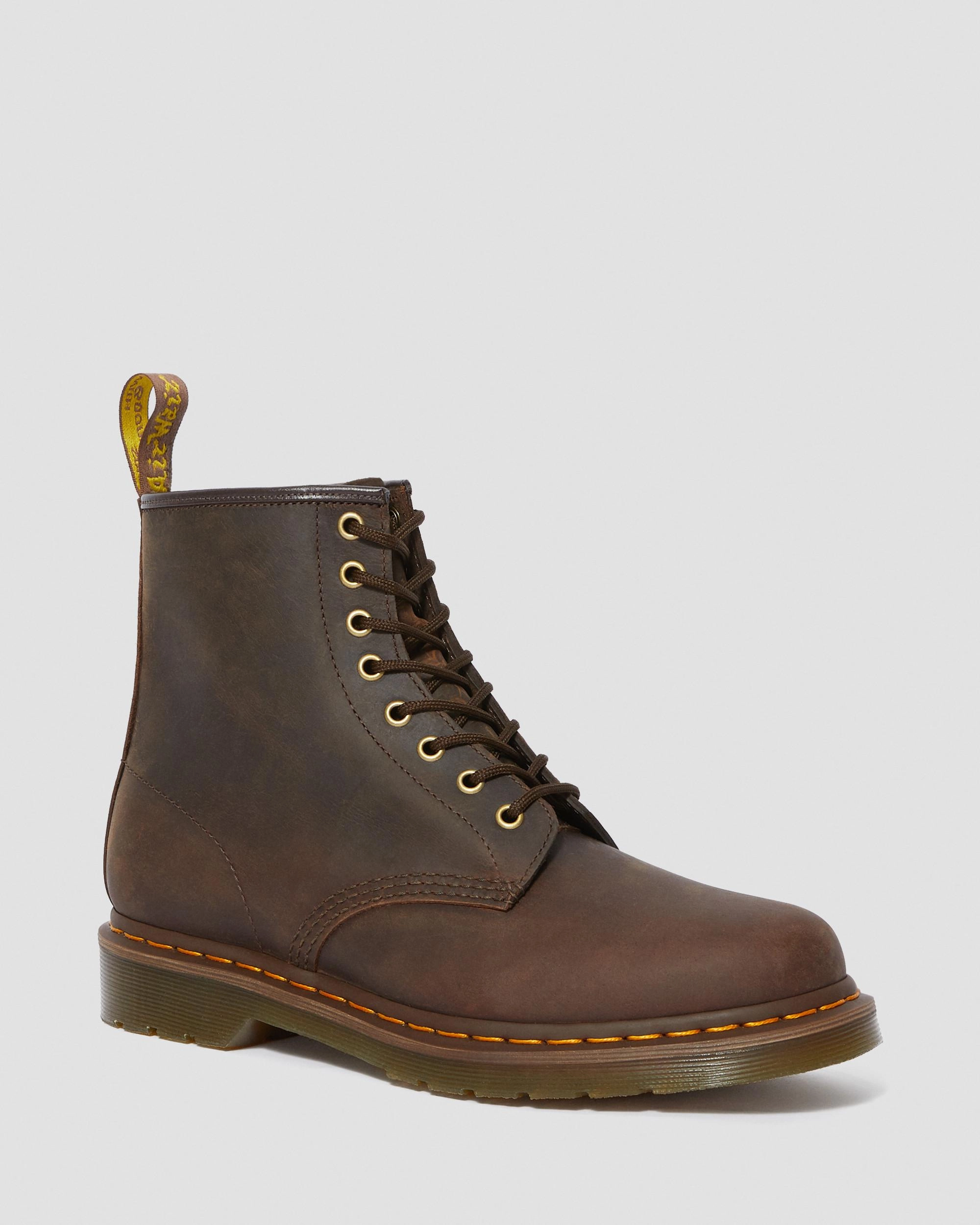 1460 Crazy Horse Leather Ankle Boots Ultra-Clean Style Style In Action