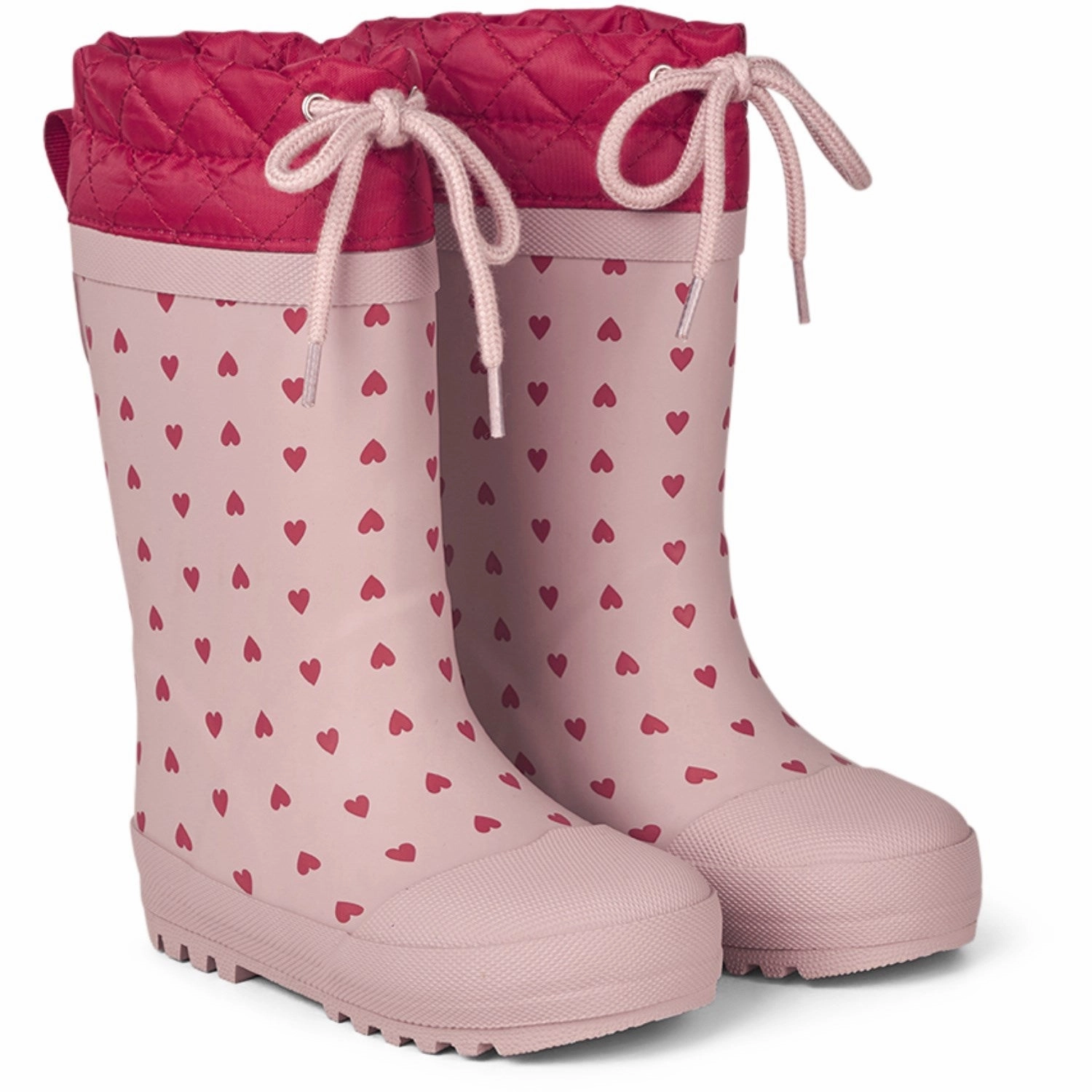 Wearable System Angulus Rose Hearts/Red Rubber Boot Med Woolfor