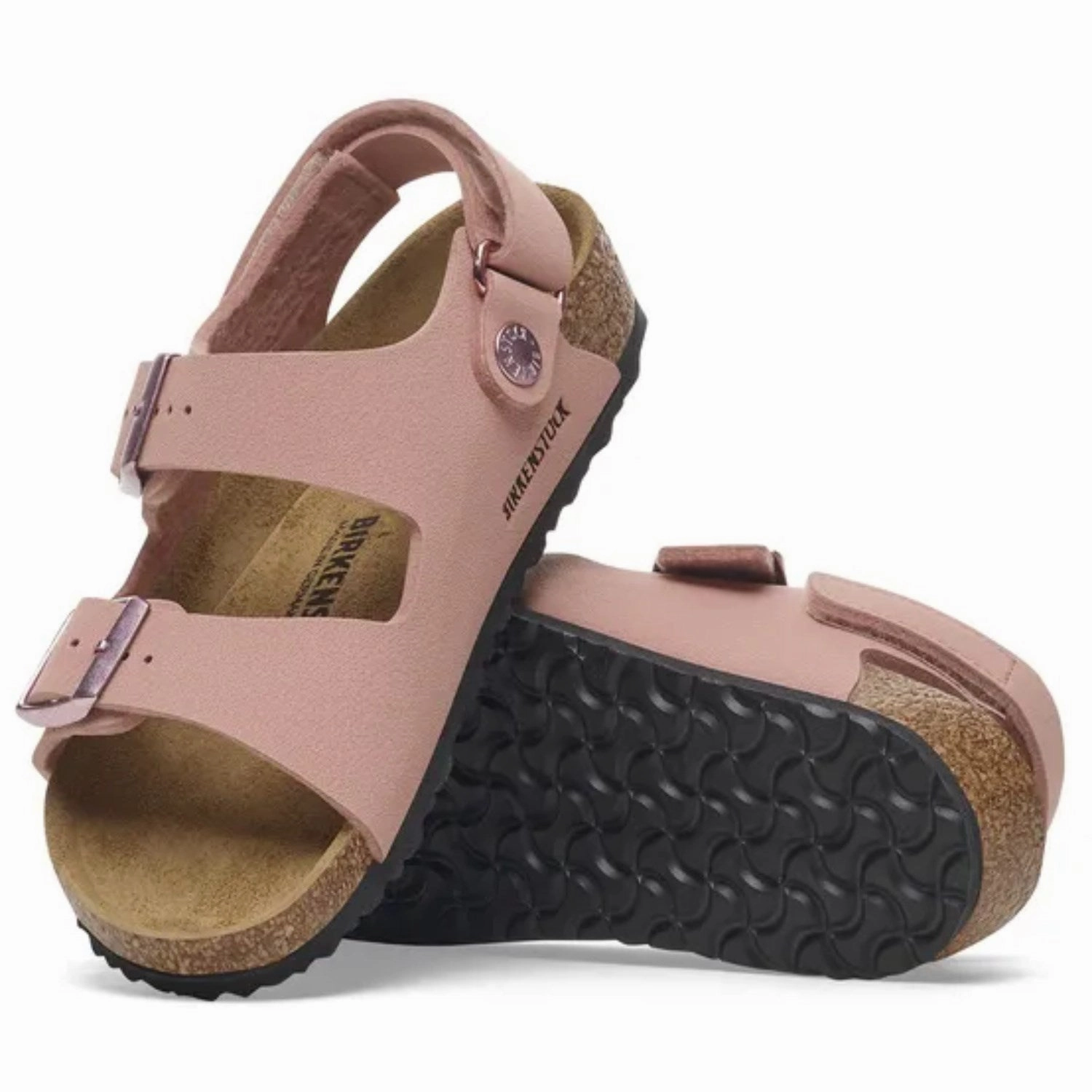 Elevated Gear Designed For Ease Birkenstock Milano As Kids Bfbc Pink Clay