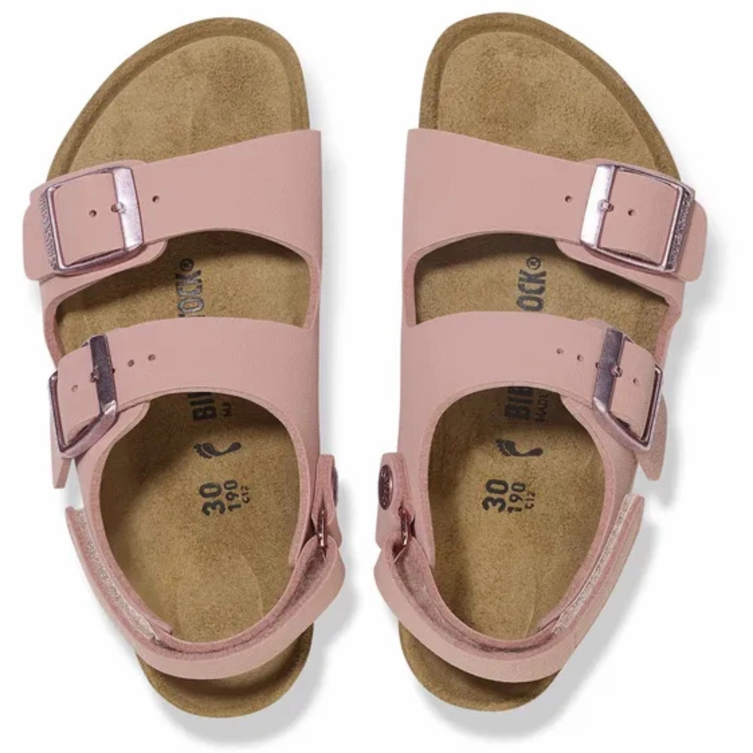 Birkenstock Milano As Kids Bfbc Pink Clay Everyday Sleek Movement Uniform