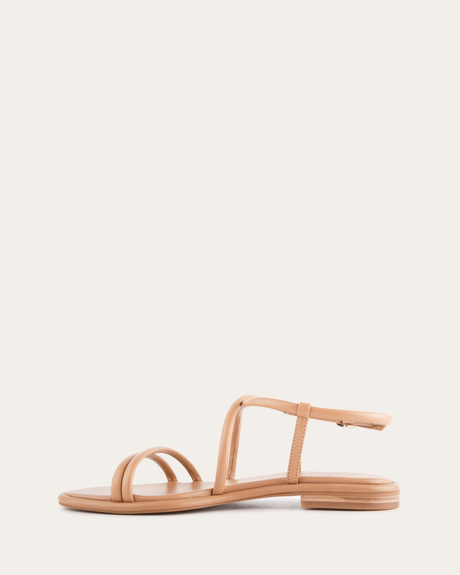 Catalina Flat Sandals Toffee Leather Rhythmic Comfort