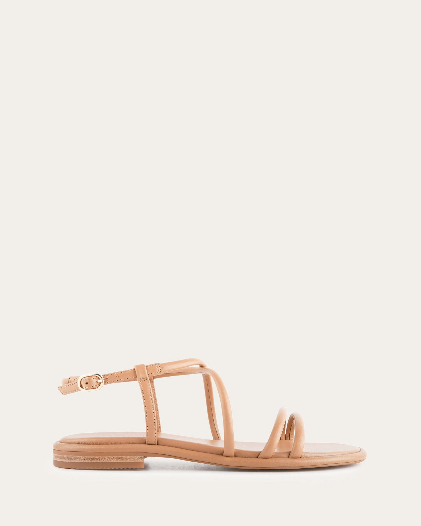 Refined To Move Dynamic Balance Catalina Flat Sandals Toffee Leather
