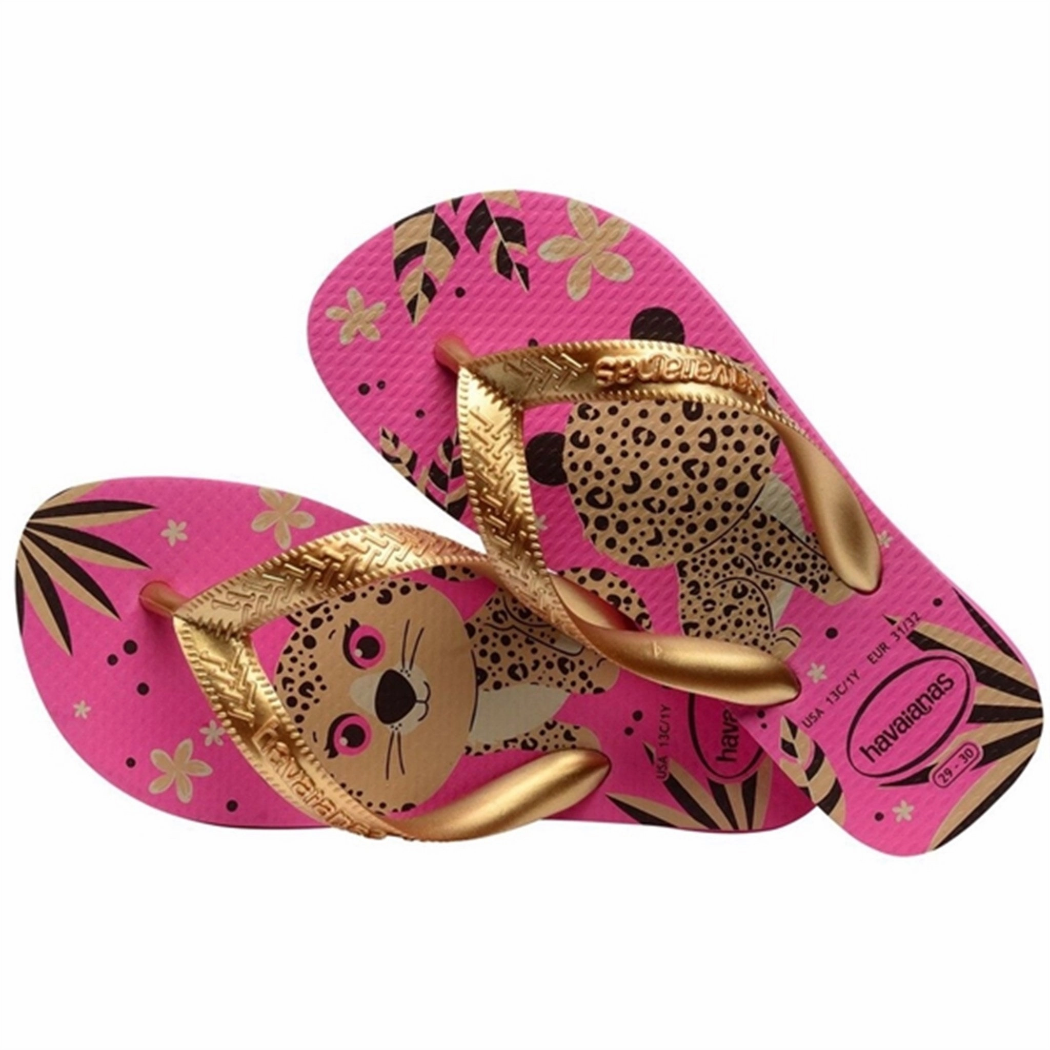 Built For Pace Weekend Ready Havaianas Kids Sandals Top Pets Pink Flux