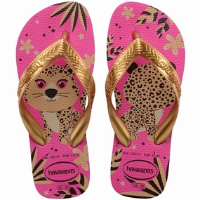Havaianas Kids Sandals Top Pets Pink Flux Elevated Motion Designed For Presence