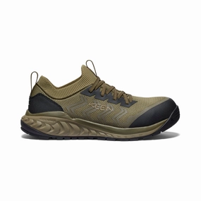 Men'S Arvada Shift Work Sneaker (Carbon Toe)  |  Martini Olive/Black Anytime Movement Balance Meets Style