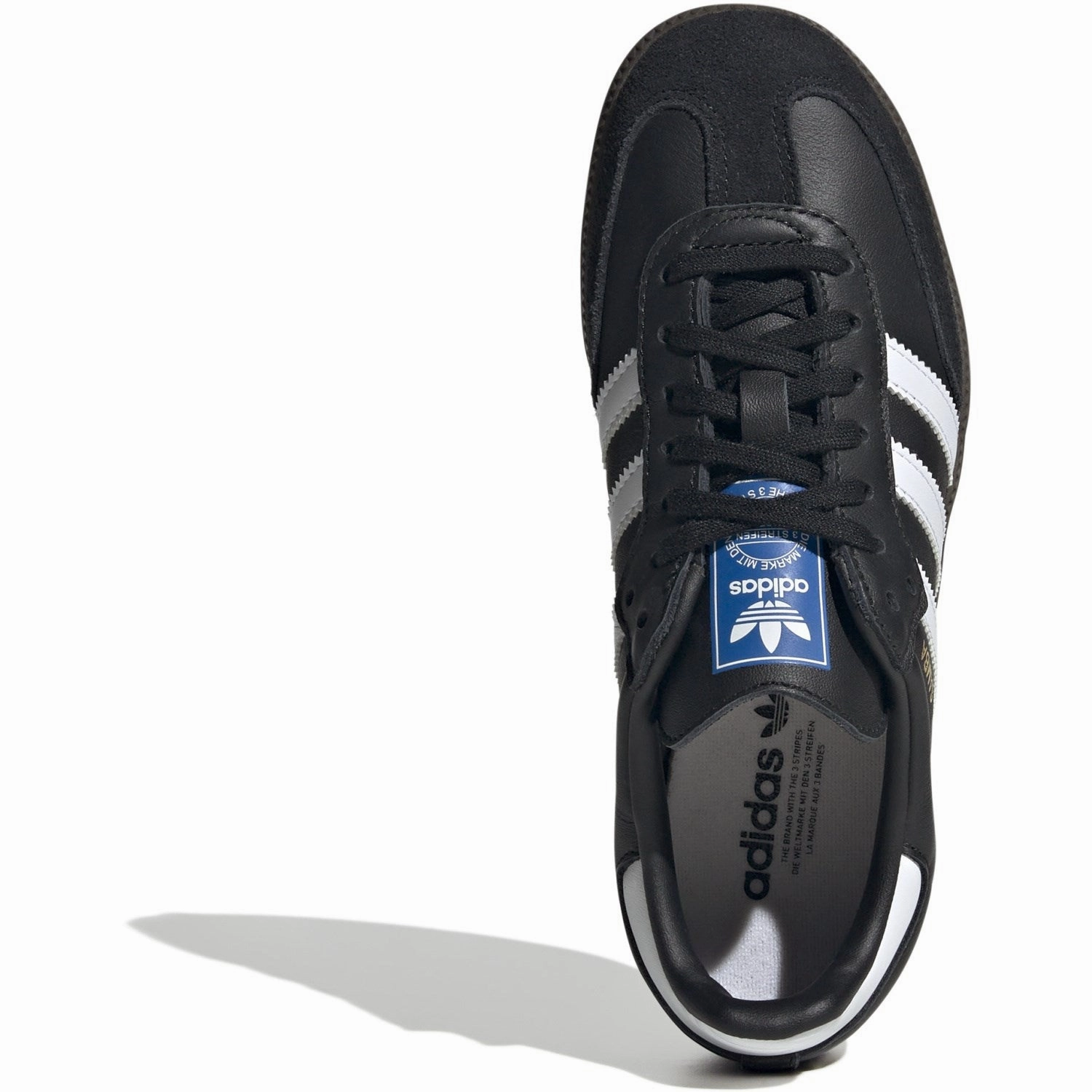 Adidas Originals Cblack/Ftwwht/Gum5 Samba Og J Sneakers Modern Rhythm