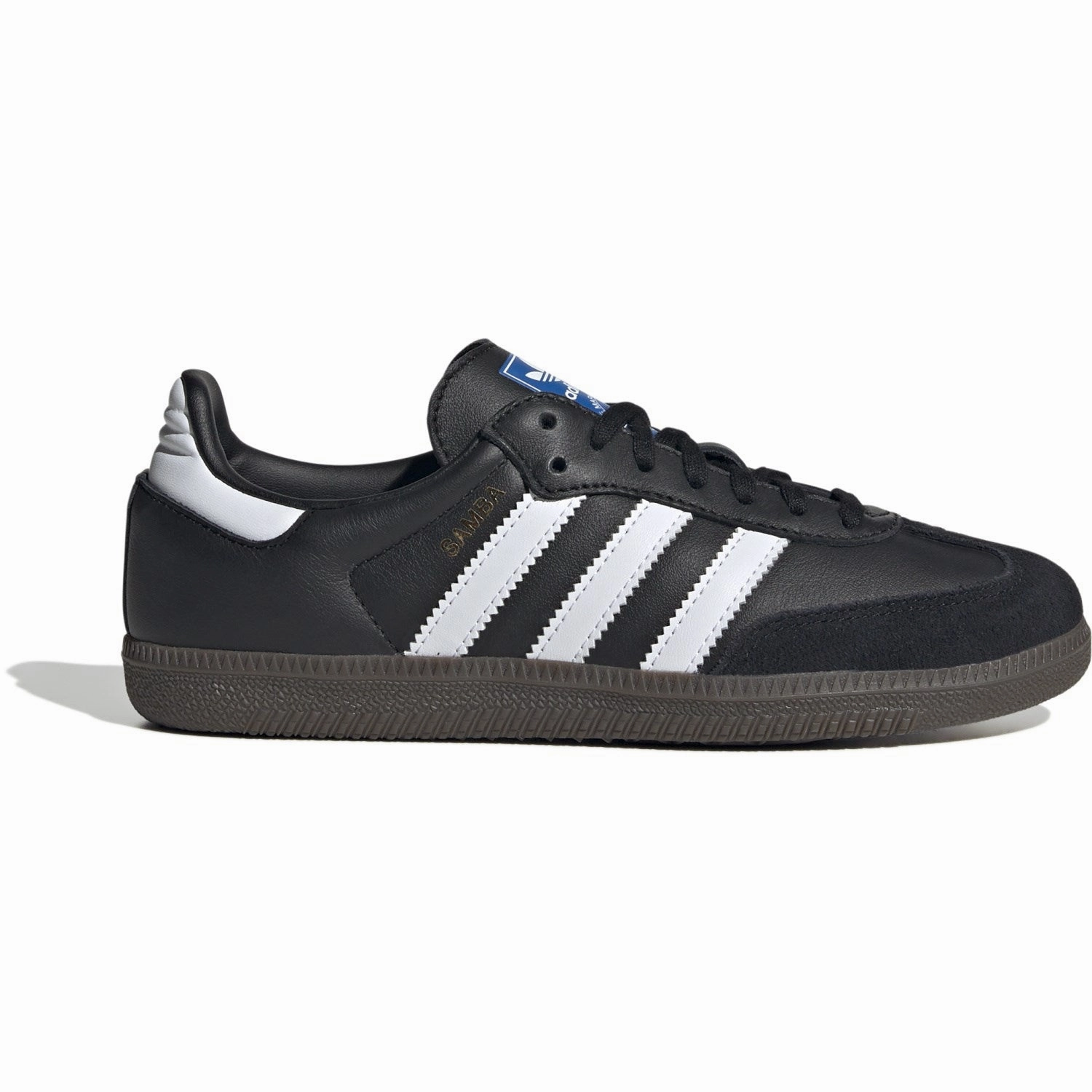 Adidas Originals Cblack/Ftwwht/Gum5 Samba Og J Sneakers Modern Pattern
