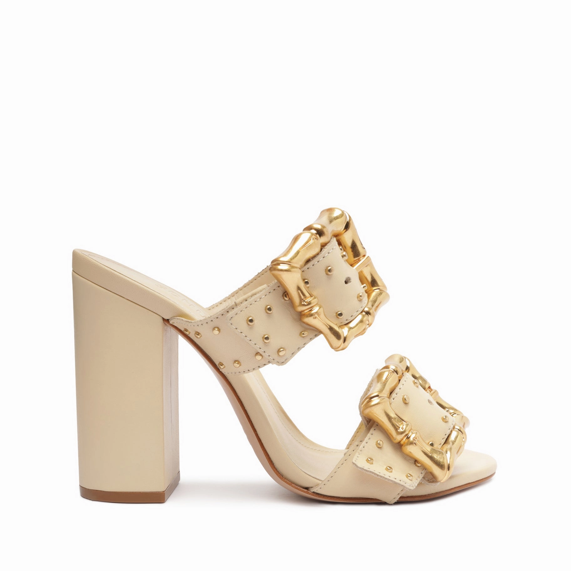 Streamlined Look Enola Studs Leather Sandal