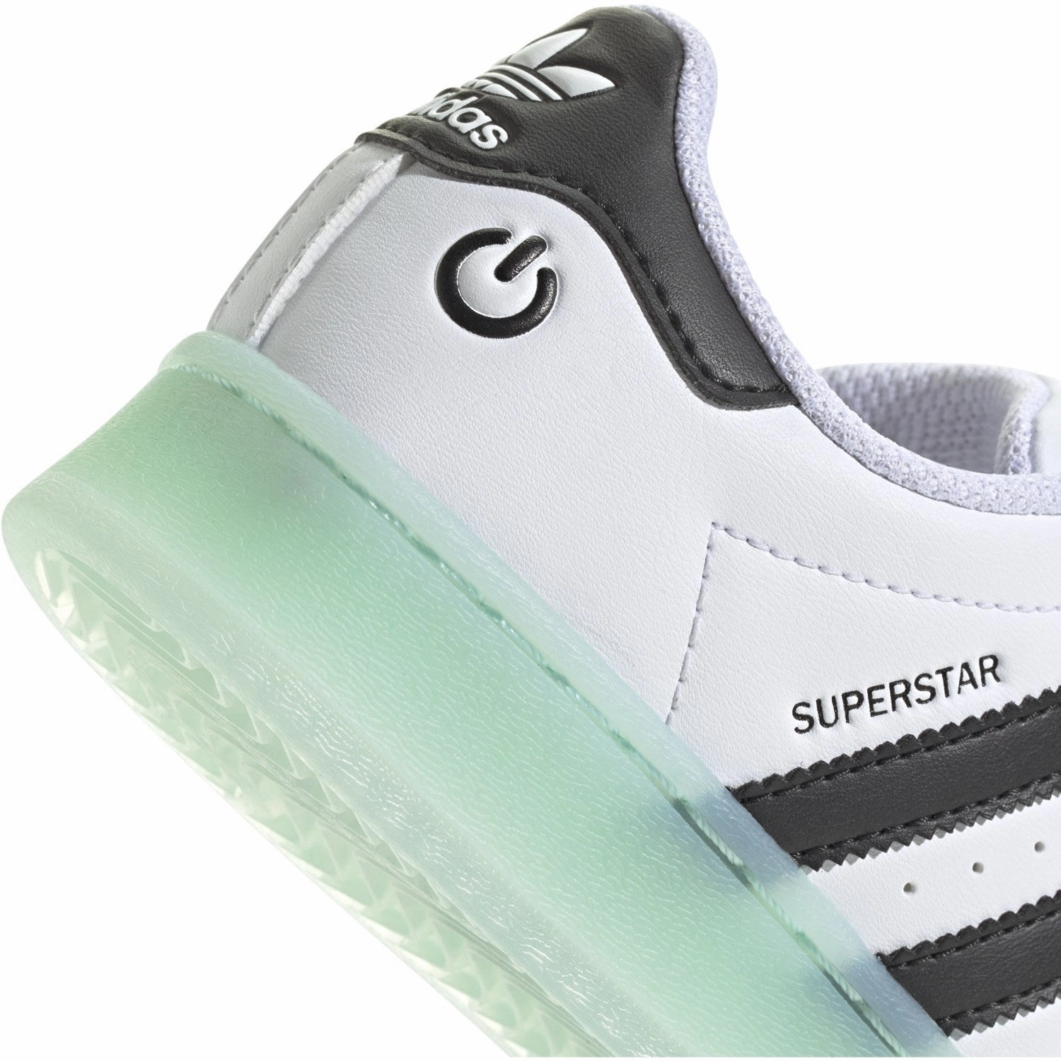 Adidas Originals Cloud White/Seflaq/Core Black Superstar Led Lights Cf C Sneakers Minimal Details New Classics
