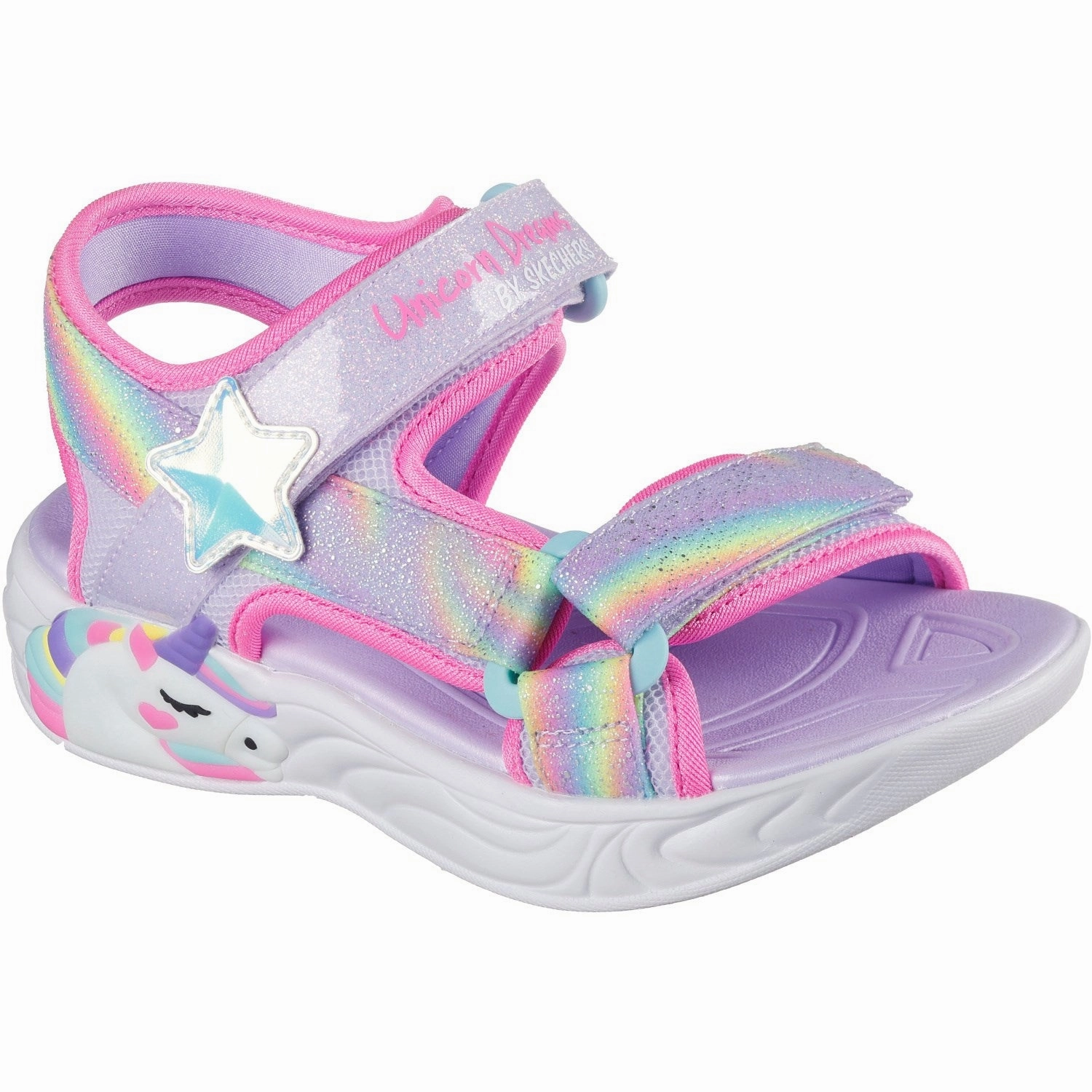 Skechers Unicorn Dreams Sandals Ease-Ready Clean-Motion System