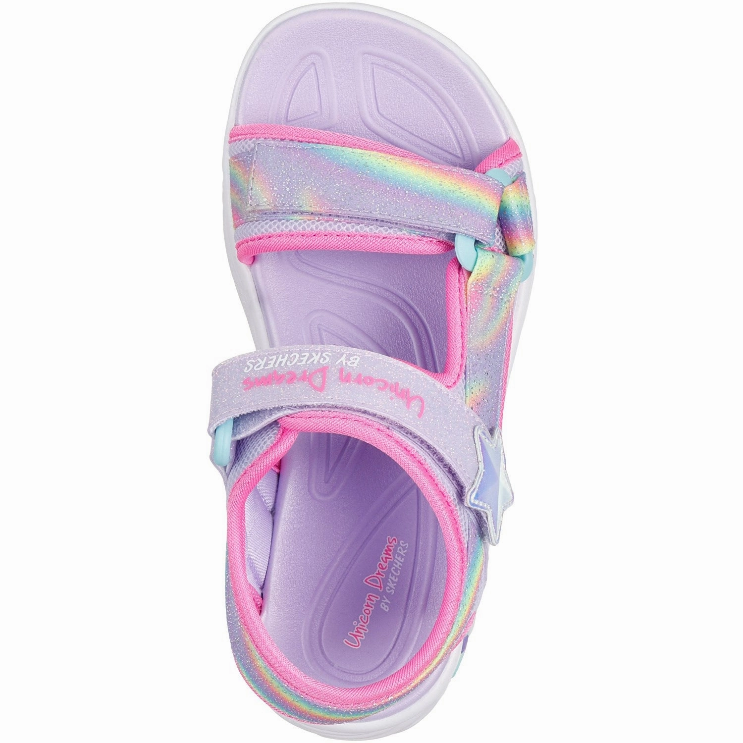 Skechers Unicorn Dreams Sandals Rhythmic Fit Engineered Fit