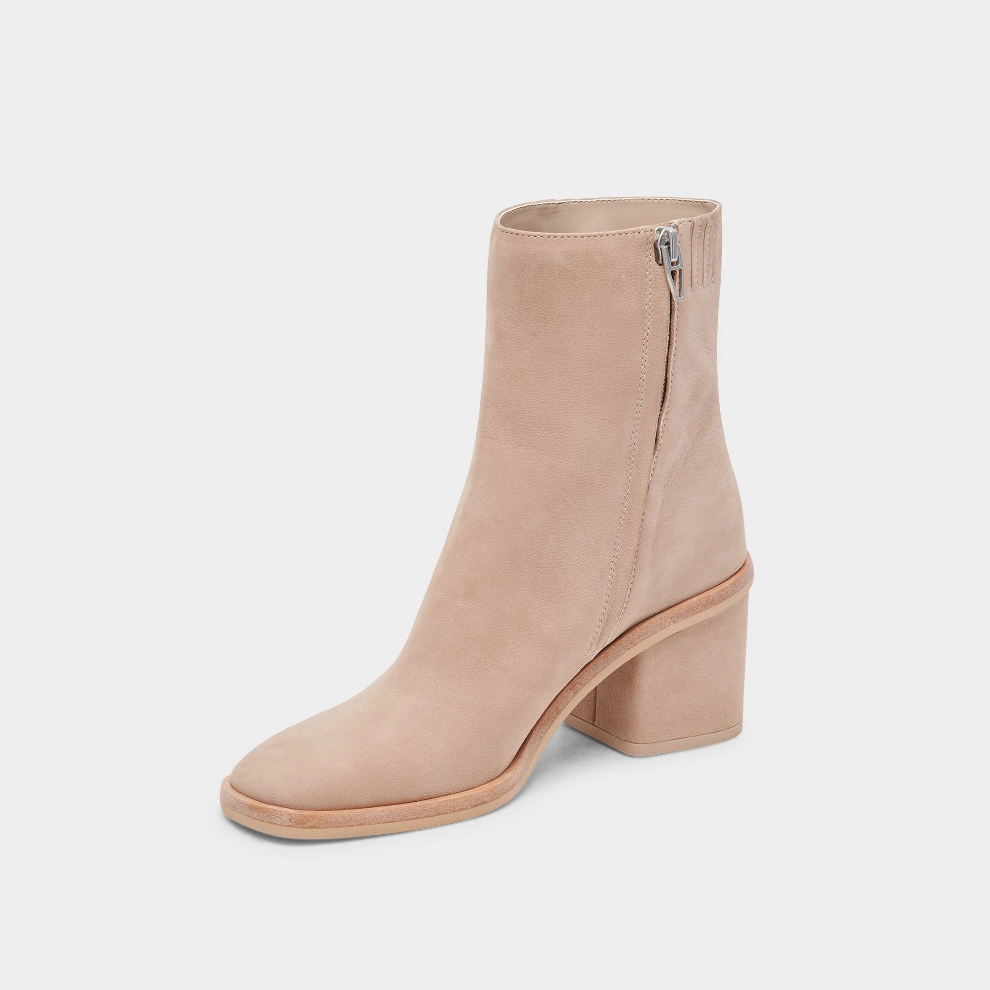 Dapper Booties Taupe Nubuck Versatile Future Sleek Citywear