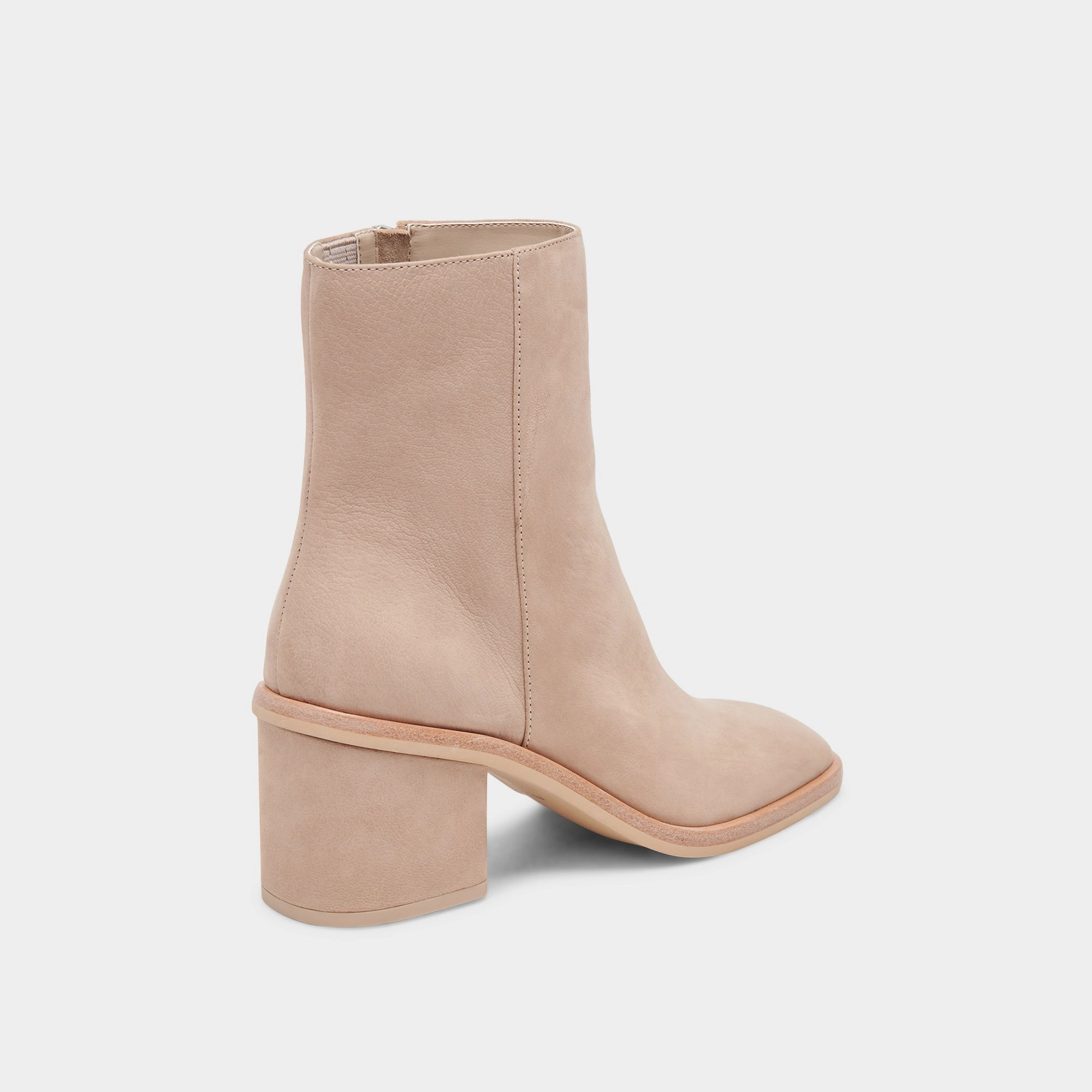 Dapper Booties Taupe Nubuck Refined Balance