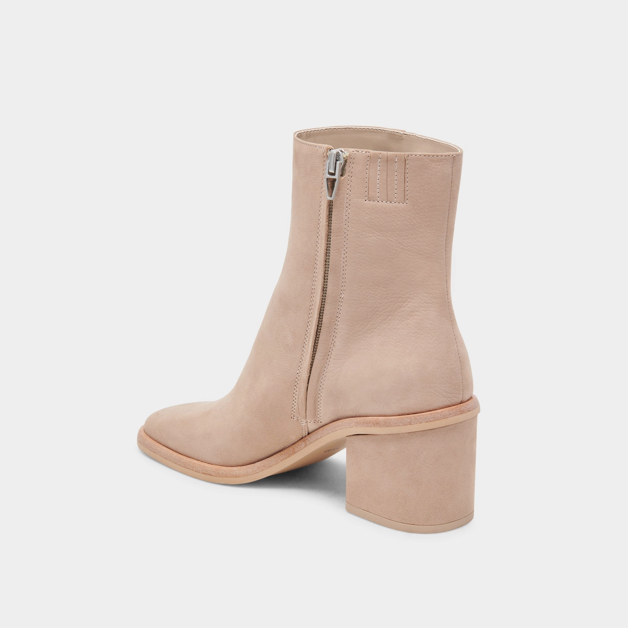 Balance Meets Style Go-Mode Ready Dapper Booties Taupe Nubuck
