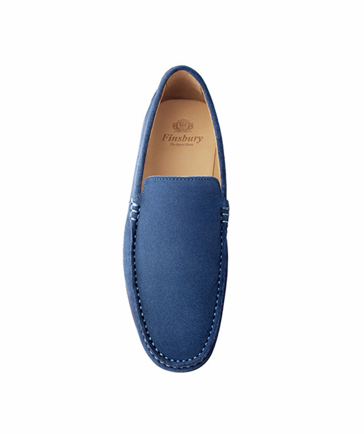 Engineered For Now Dandy Blue Suede Calfskin Moccasin