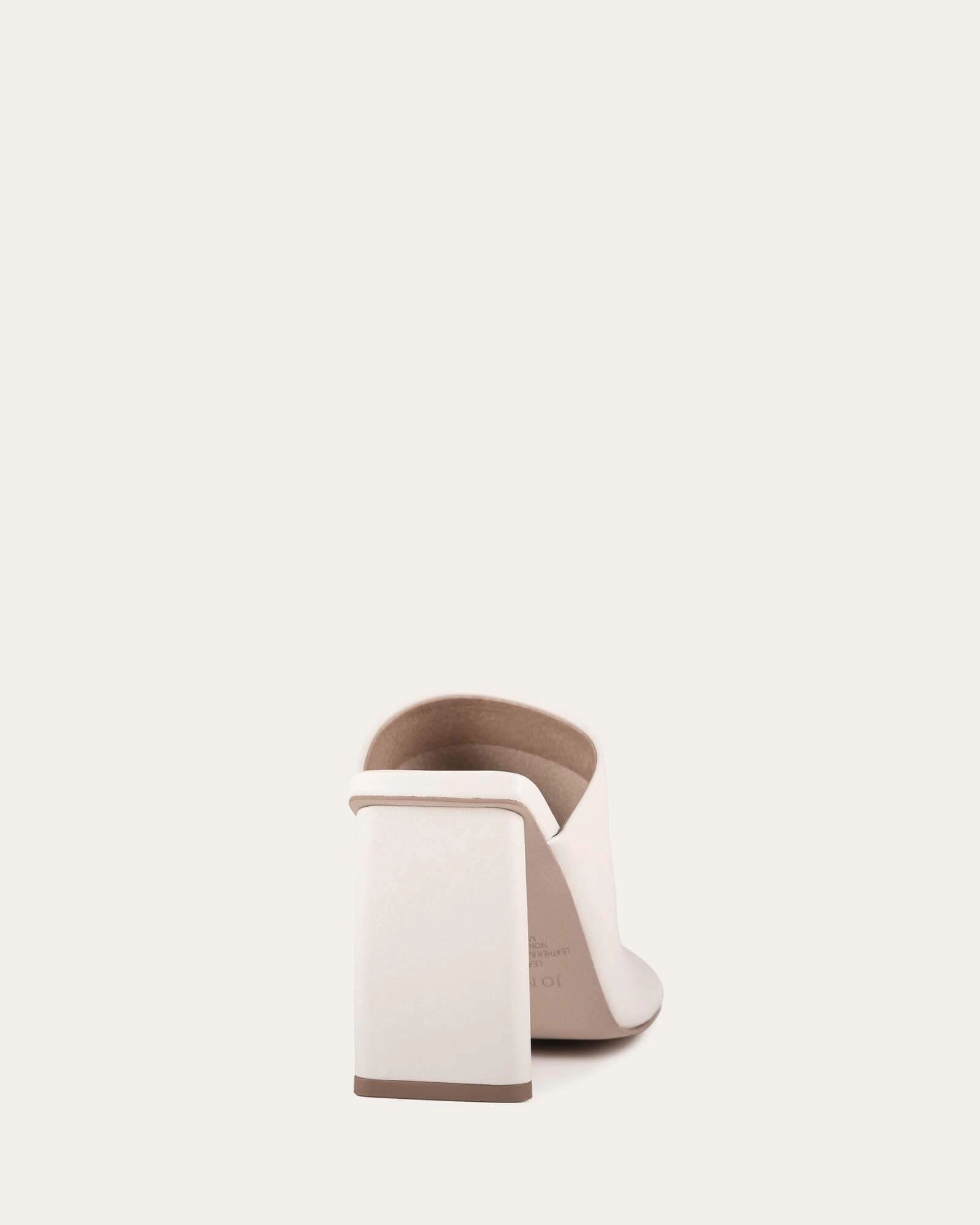 Danielle High Heel Sandals Off White Leather Daily-Ready Contemporary Flow