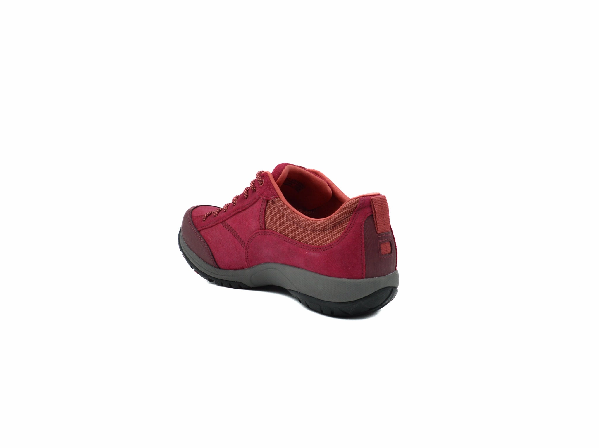 Dansko Paisley Red Burnished Suede Bold Comfort Light Motion Gear