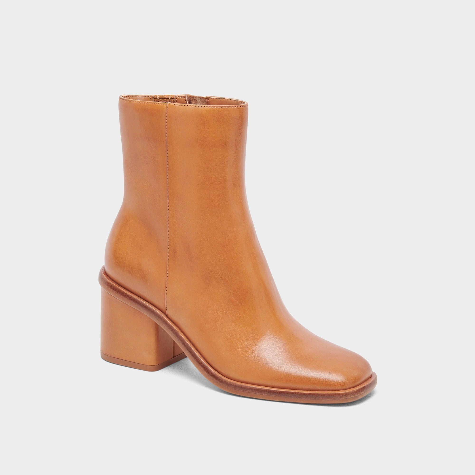 Essence Wear Dapper Booties Tan Leather
