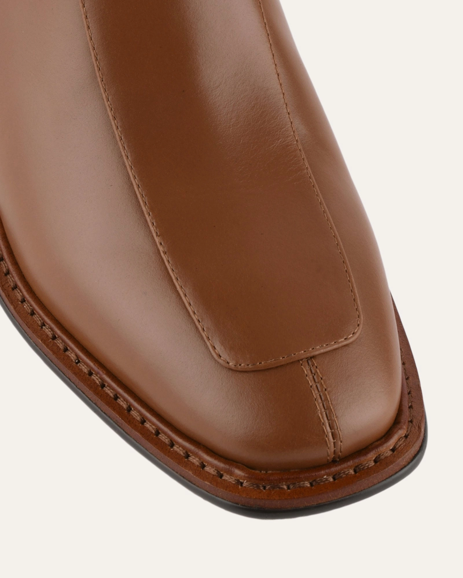 Darla Mid Ankle Boots Dark Tan Leather Calm-Driven Fit Urban Focus