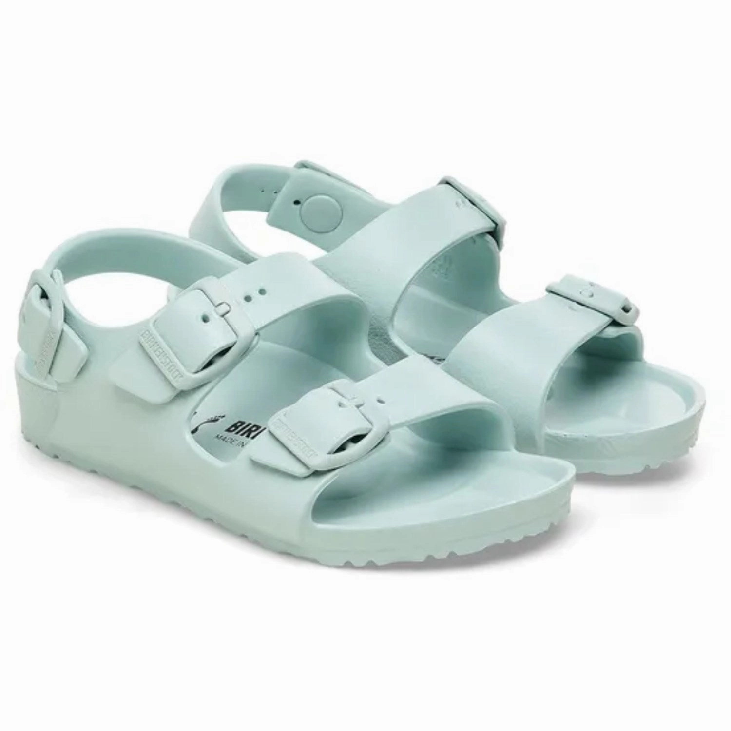 Purposefully Crafted Comfort-Driven Birkenstock Milano Eva Kids Surf Green