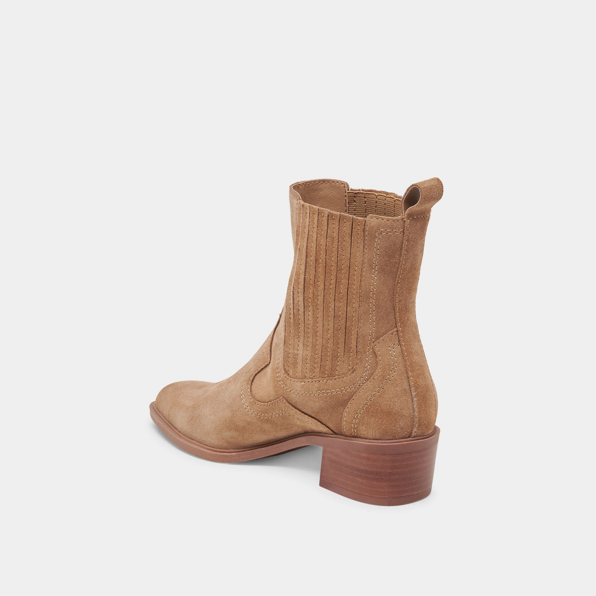 Brylee H2O Wide Booties Mushroom Suede Flow With Confidence