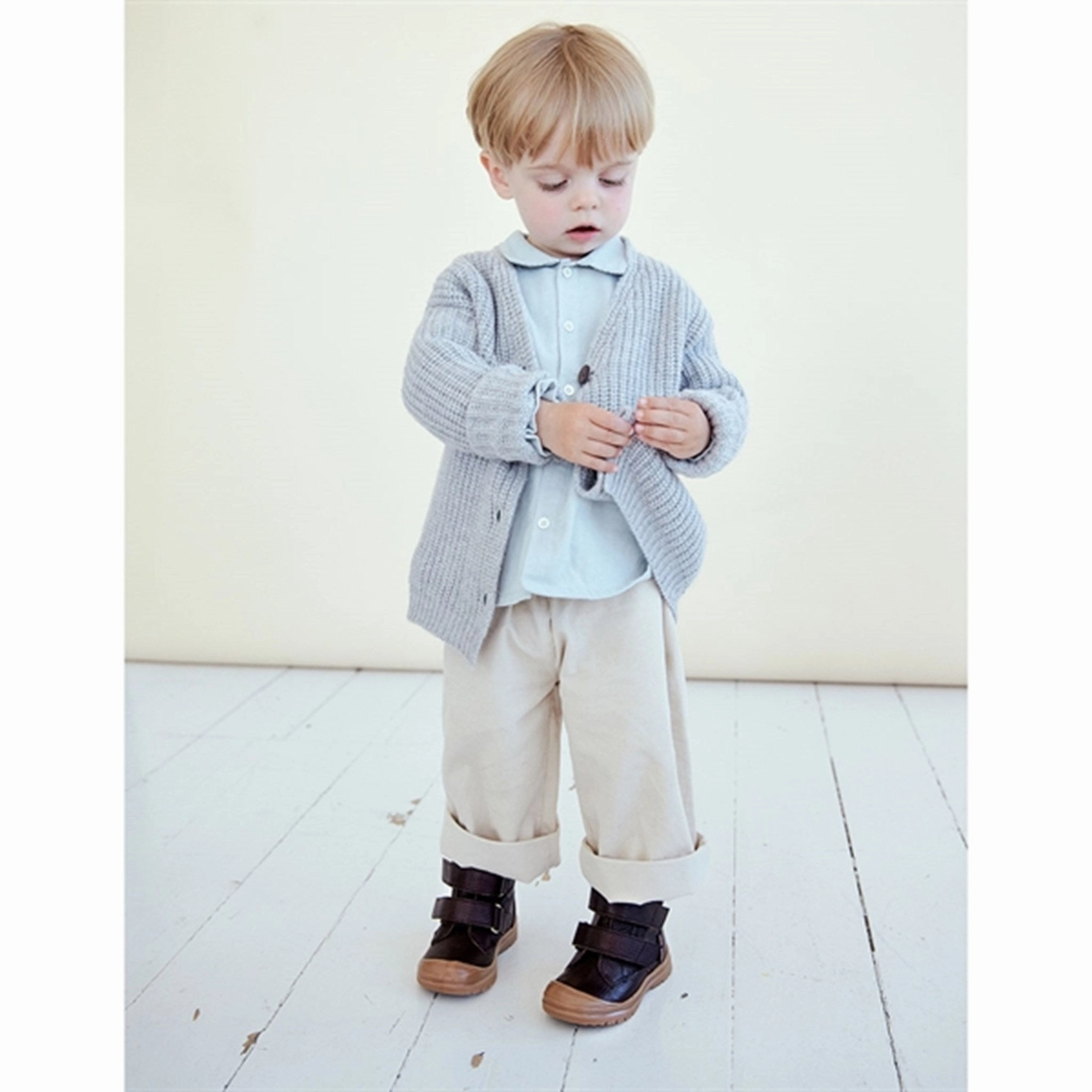 Angulus Starter Tex Boots With Velcro Dark Brown/Dark Brown Everyday Comfort