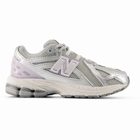 Purposefully Crafted New Balance Silver Metallic 1906 Kids Lace Sneakers