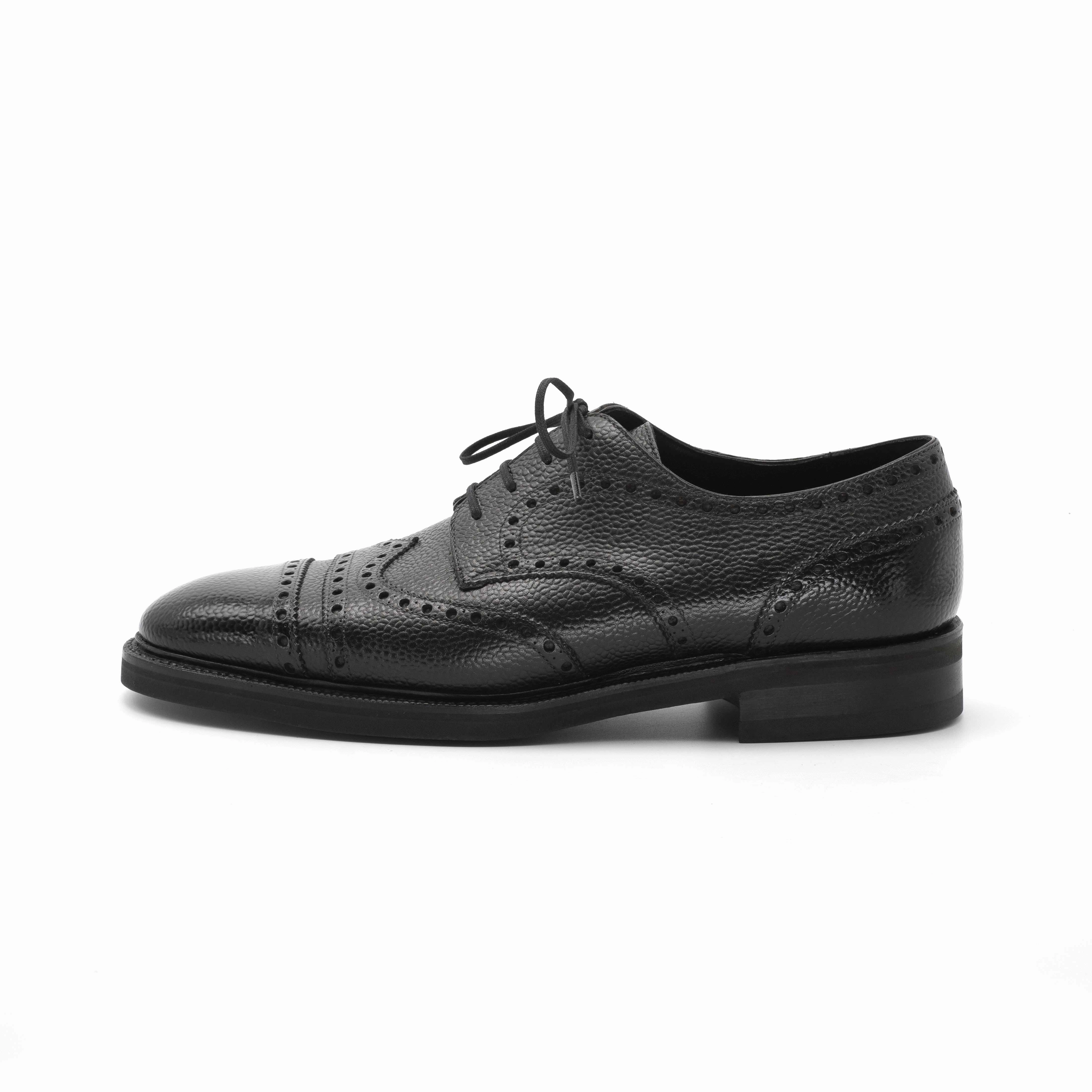 Calm In Motionwear Derby Megabrogue Shoe - Onyx
