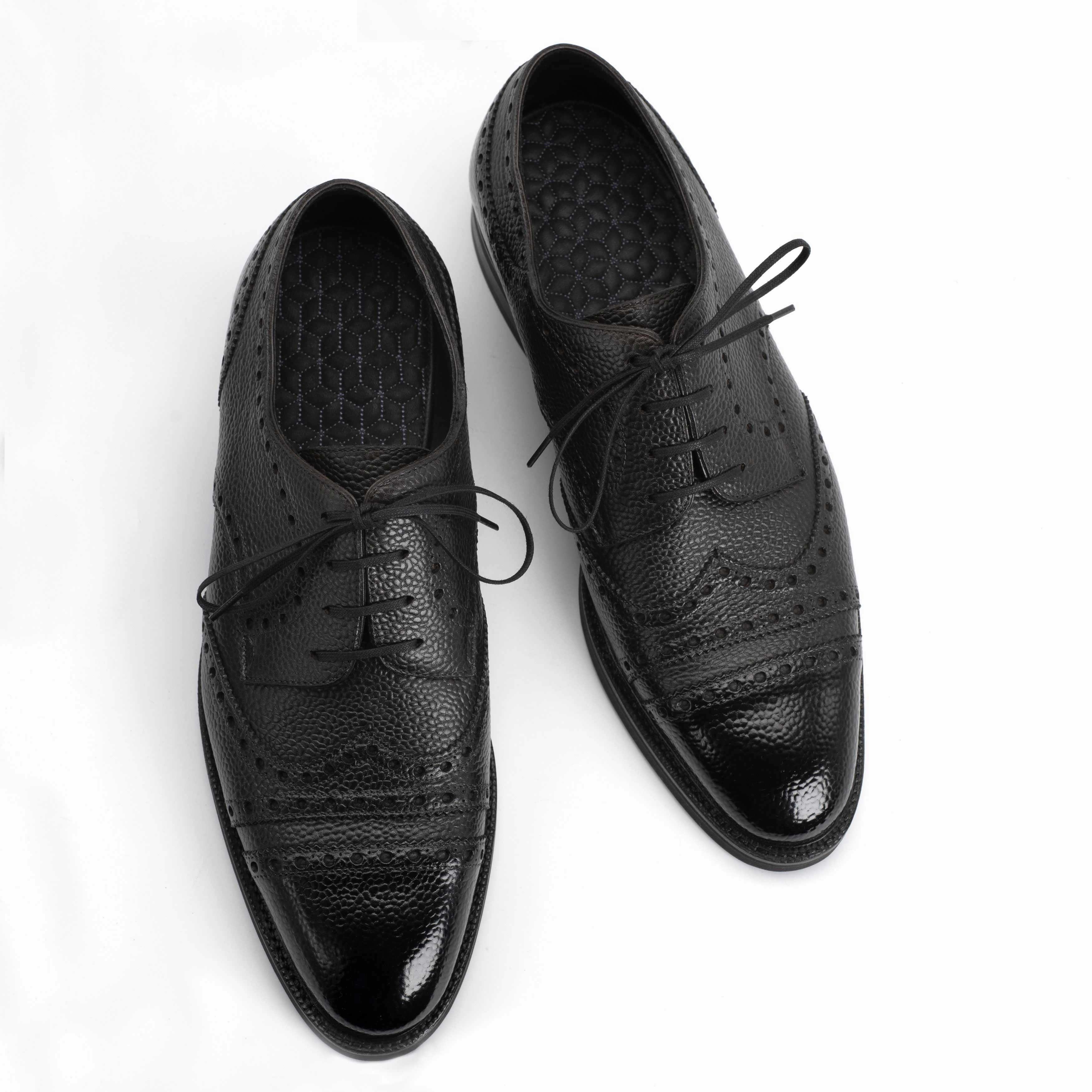 Derby Megabrogue Shoe - Onyx Future In Motion Ease Daily
