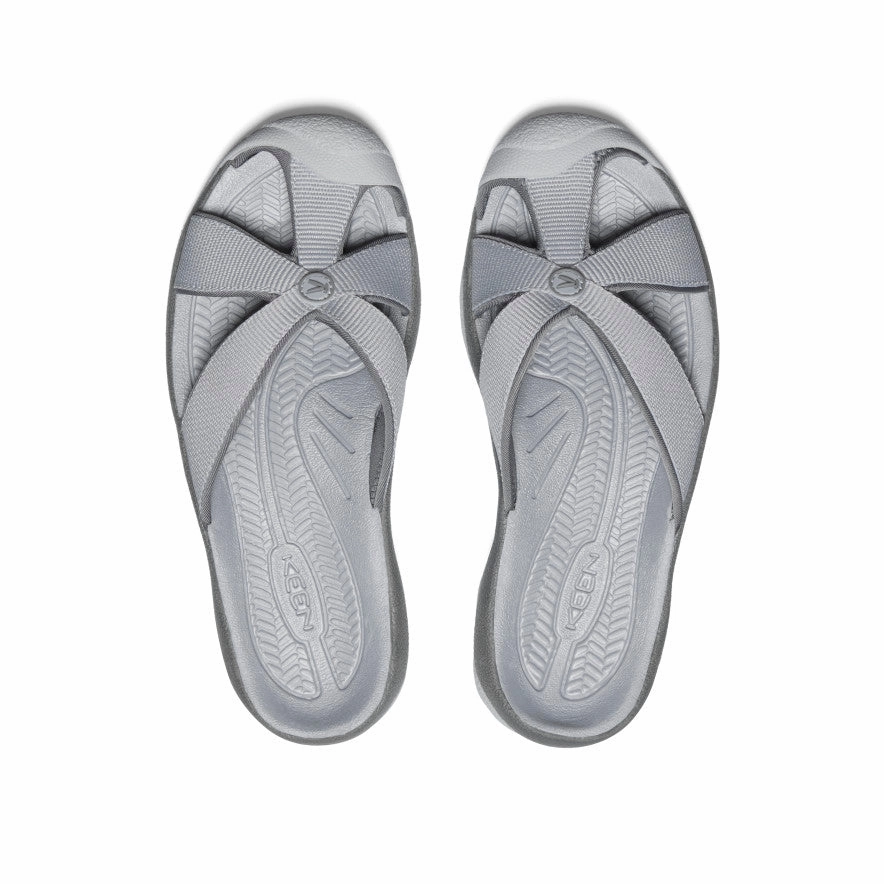 Women'S Bali Slide Sandal  |  Alloy/Steel Grey Sleek Mindset