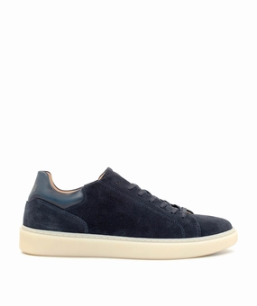 Daytona Navy Suede Sneakers Structured Freedom Utility In Style