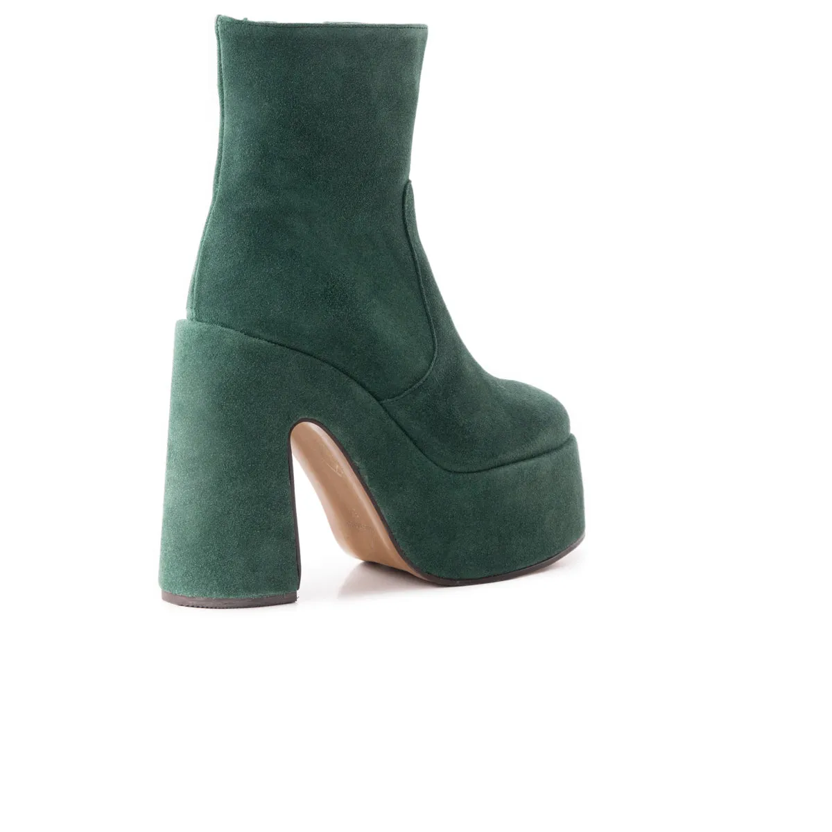 Premium Feel Daze Dark Green Suede