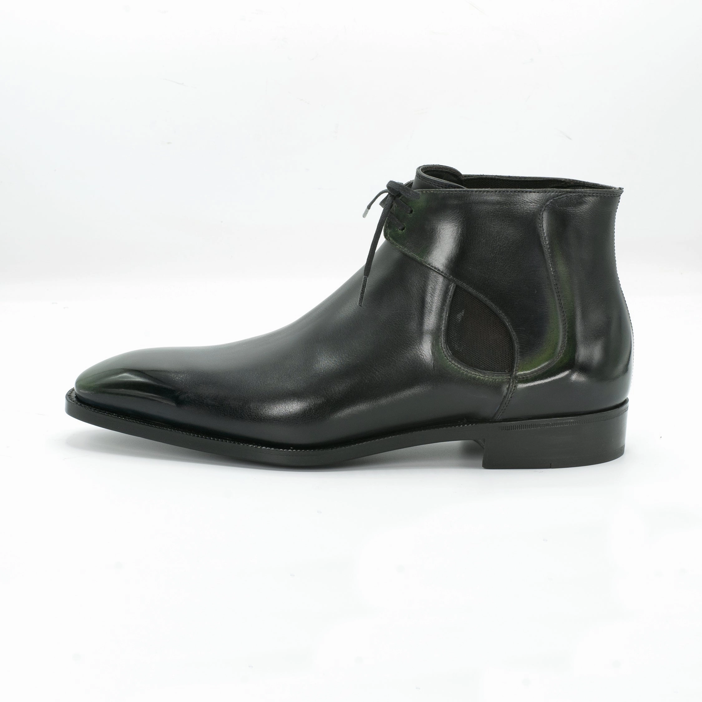 Decon Chelsea Boot - Black Forest Handmade Patina Effortless Edge Freedom Dressed