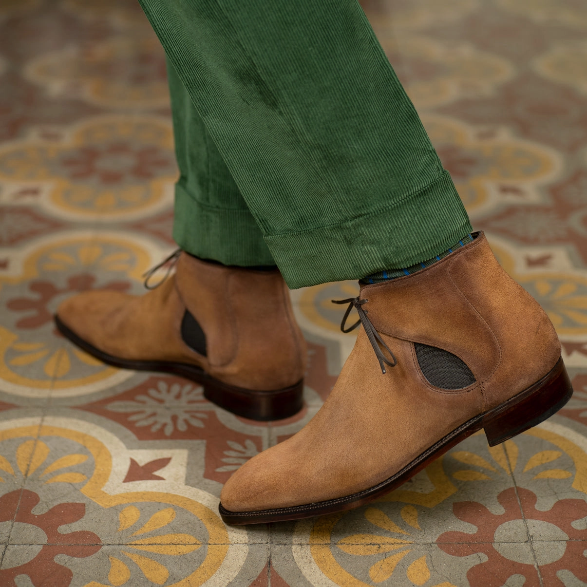 Decon Chelsea Boot - Camel Handmade Patina Your Mobile Look Quiet Vibe