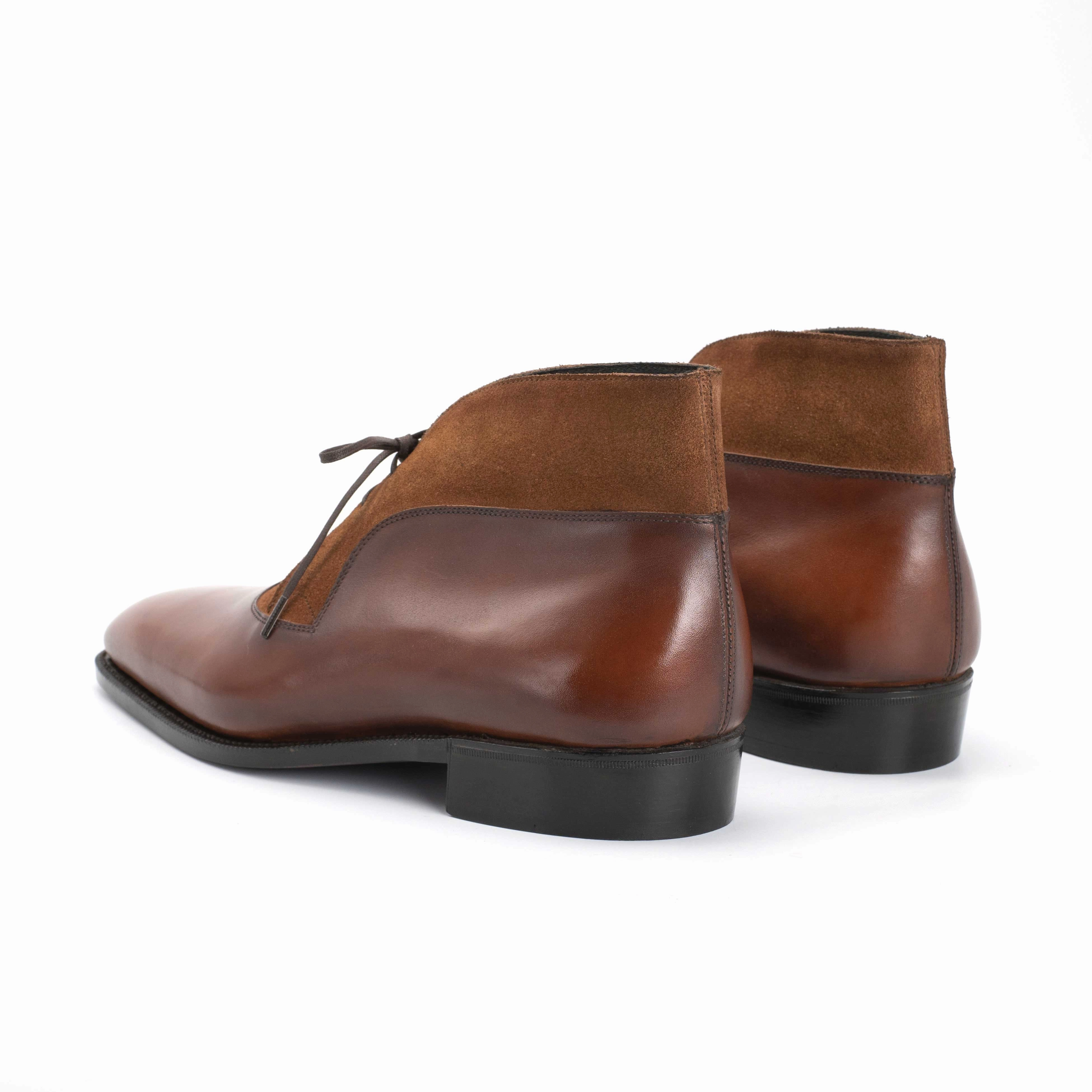Versatile Future Decon Chukka Boot - Cognac Handmade Patina