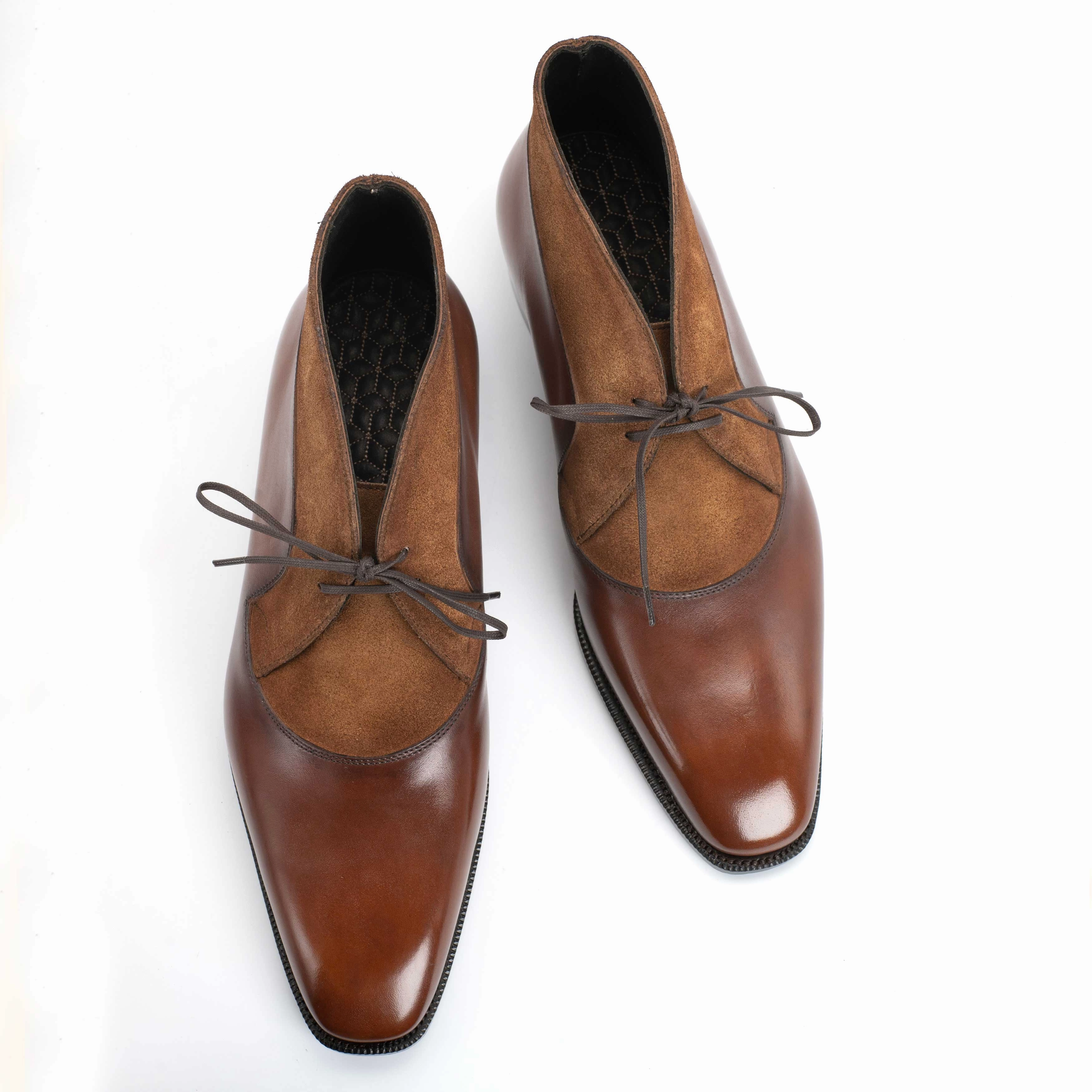 Adapt Your Pace Decon Chukka Boot - Cognac Handmade Patina